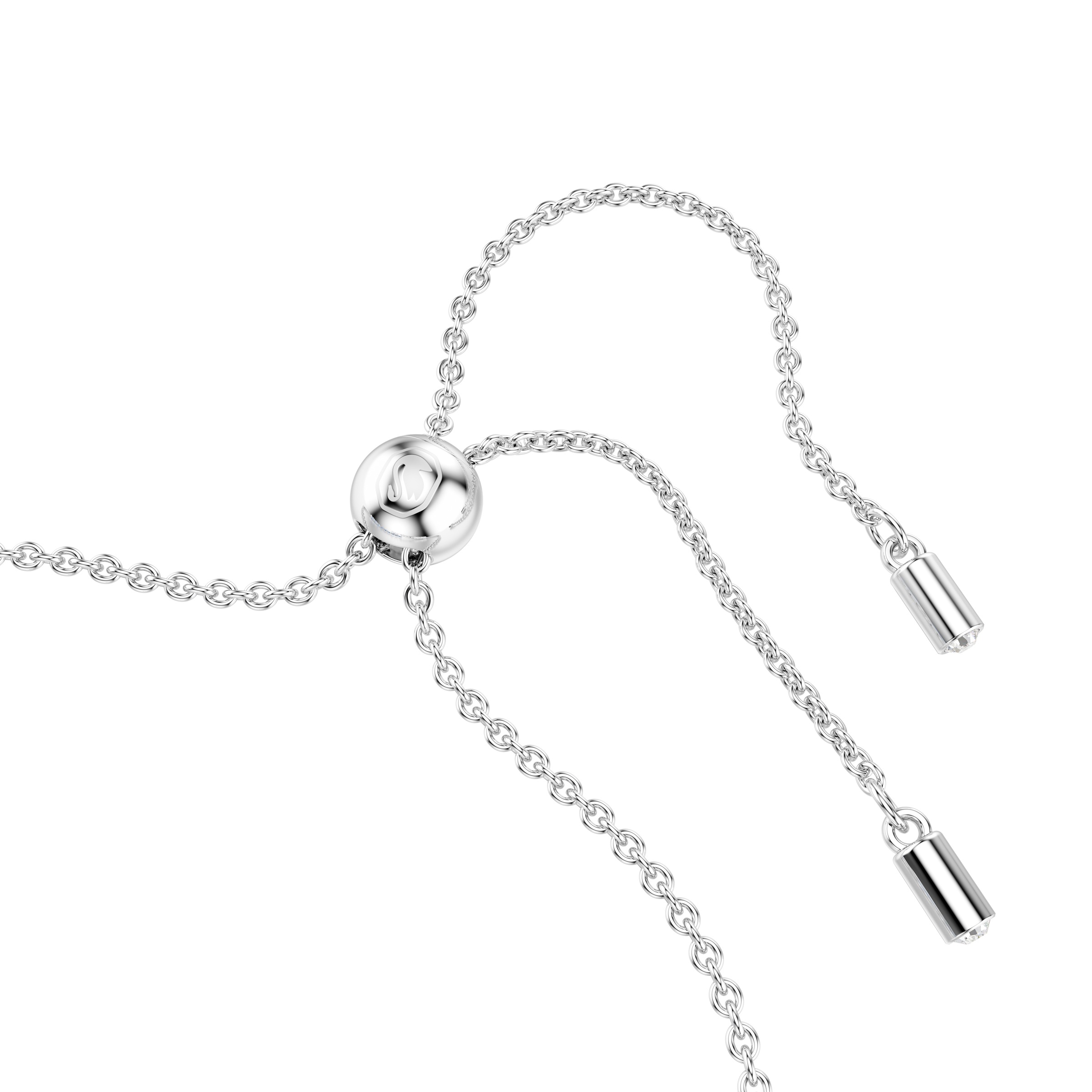 Armkette SWAROVSKI "Schmuck Geschenk Matrix Armband", bunt (metallfarben, kristallweiß, blau, kristallweiß, blau), Armbänder, Damen, Metall, Armkette, mit Swarovski Kristall, Zirkonia (synth.) 5