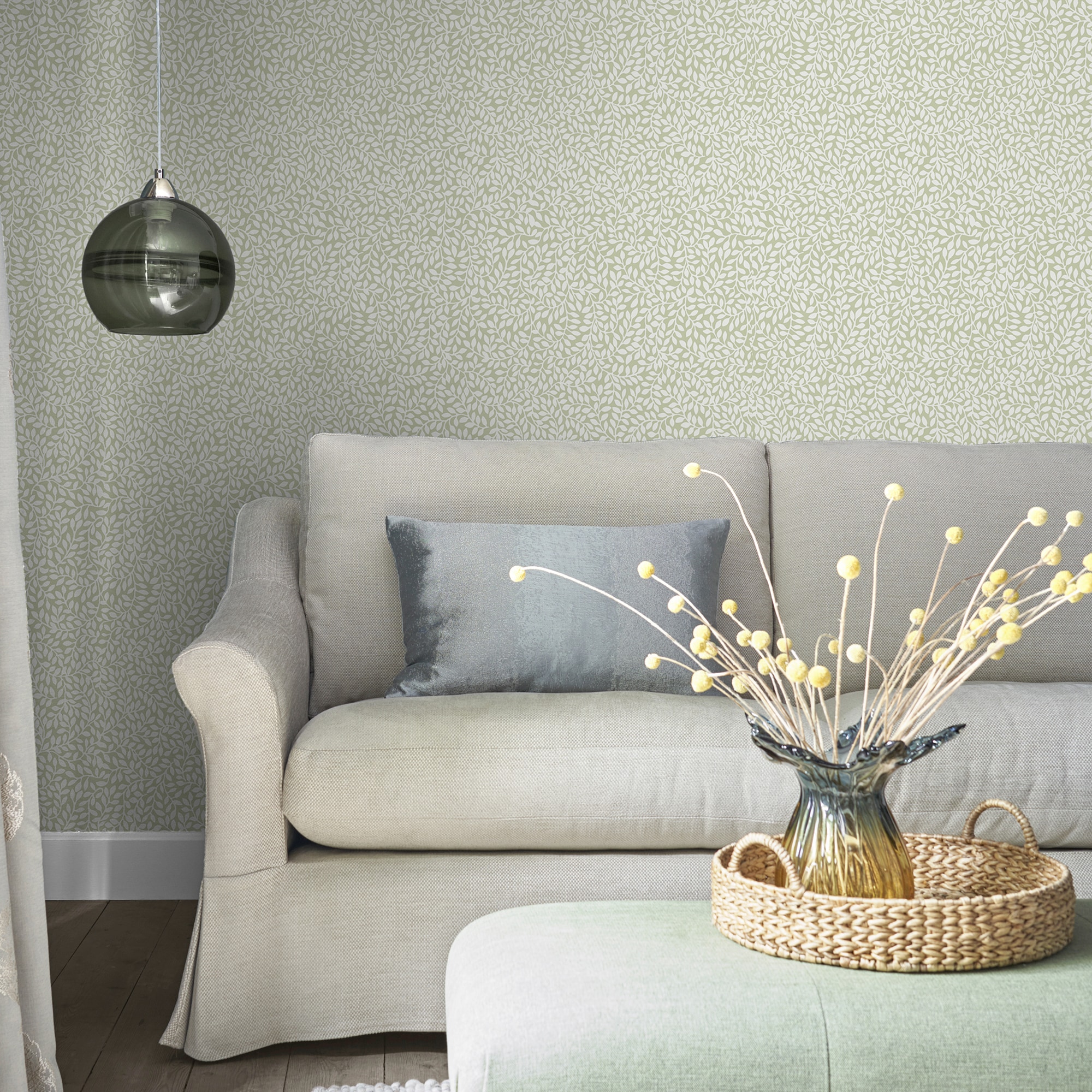 LAURA ASHLEY Vliestapete »Little Vines«, FSC® zertifiziert, mit lebhaftem Druck, 10 Meter Länge