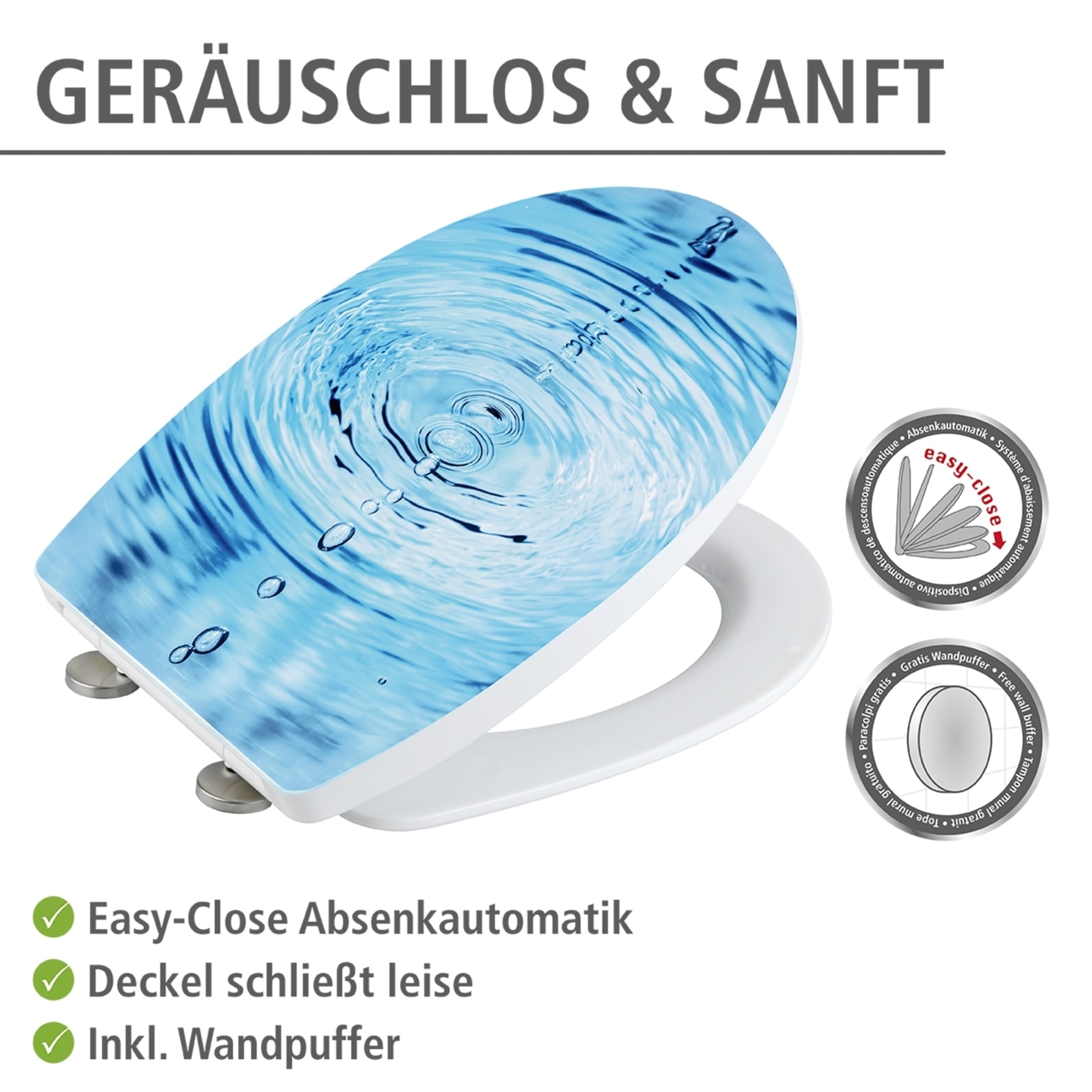 WENKO WC-Sitz »Droplets«