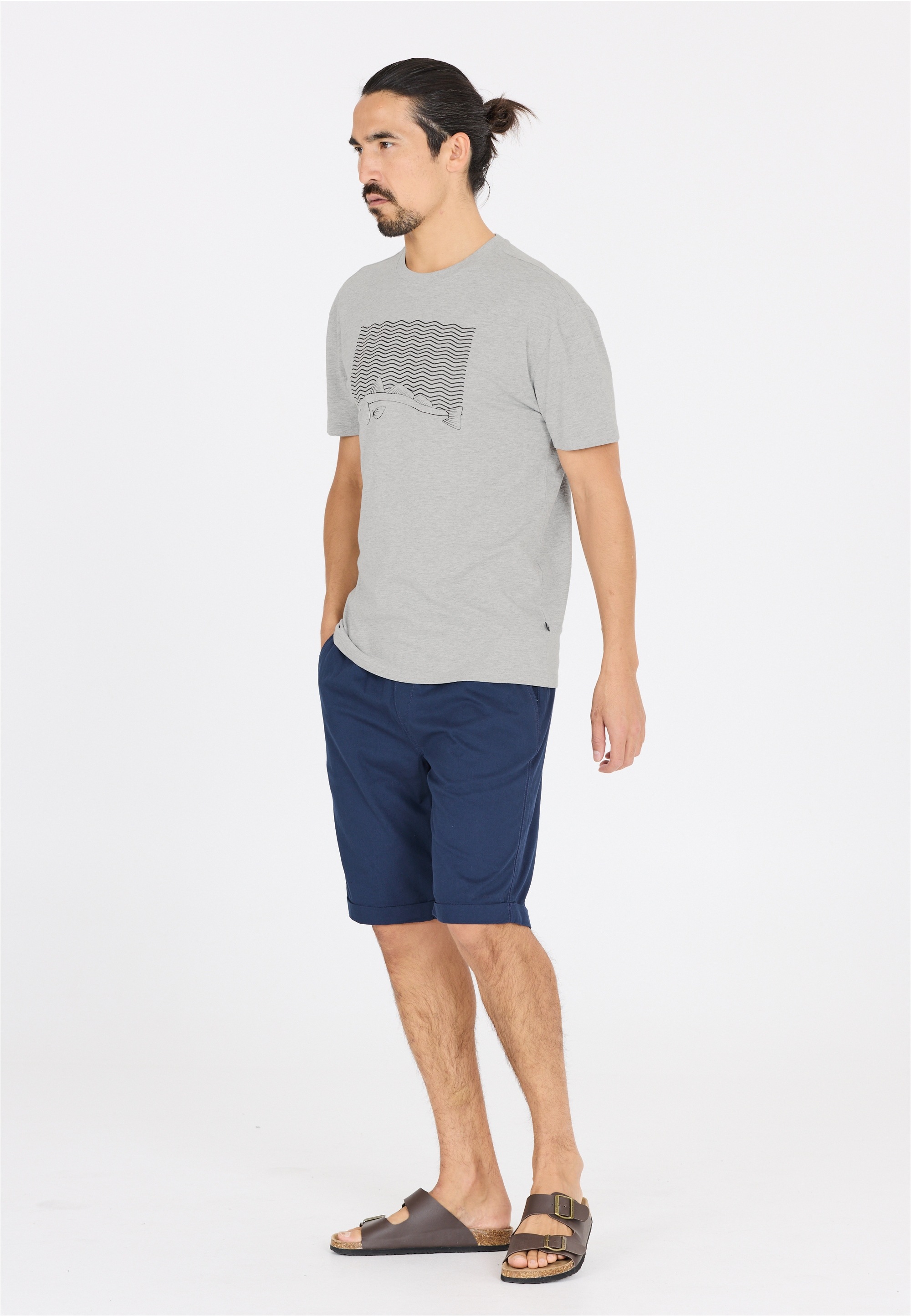 CRUZ T-Shirt »Gander«, aus atmungsaktiver Baumwolle mit modischem Print
