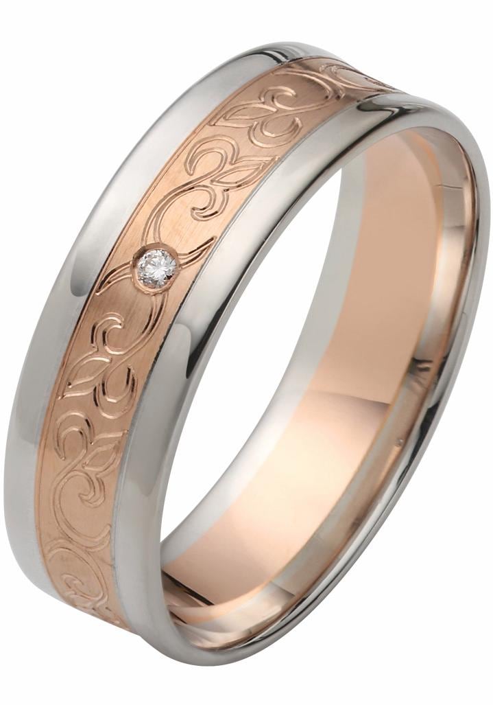 Firetti Liebe Wedding Ring Rose Gold 9K 17