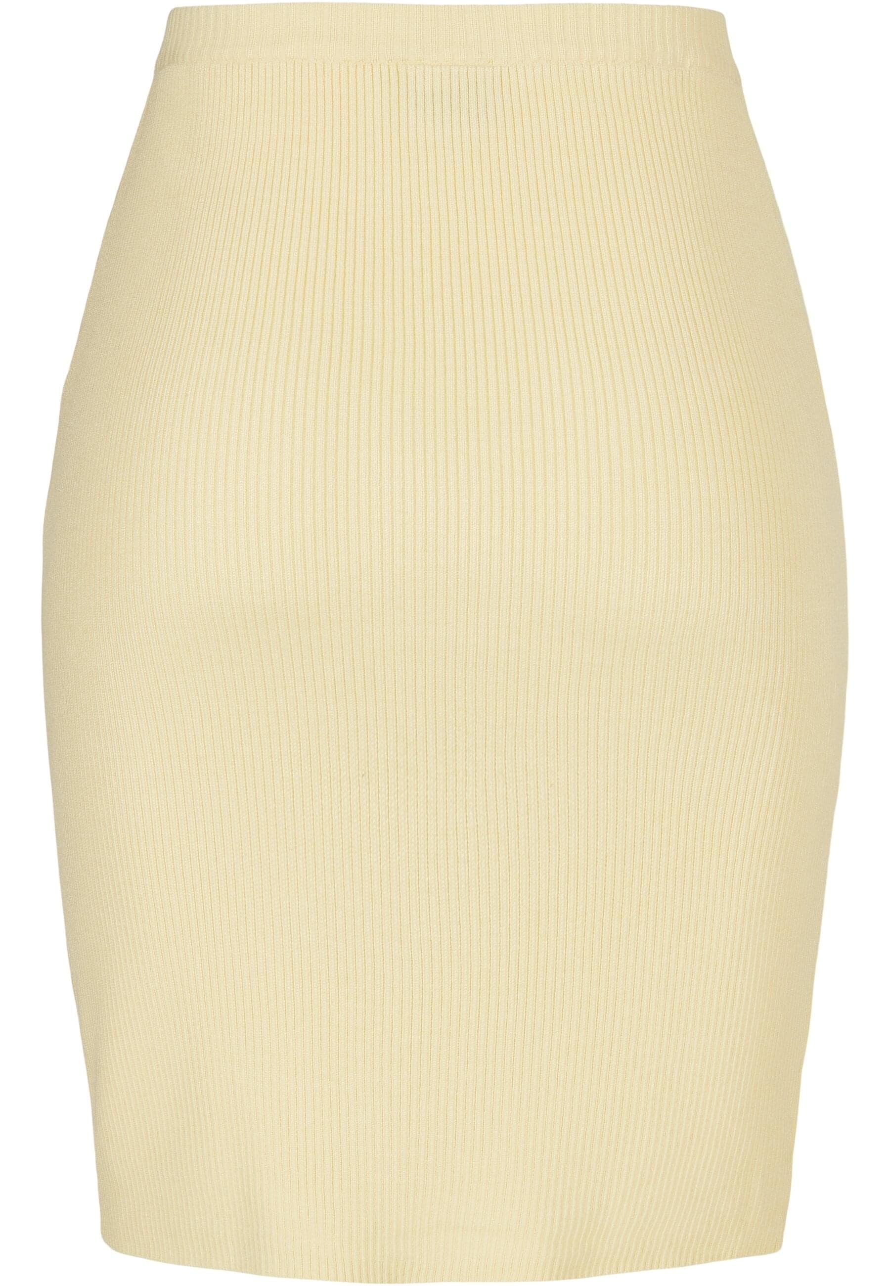 URBAN CLASSICS Sommerrock »Urban Classics Damen Ladies Rib Knit Skirt«, (1 tlg.)