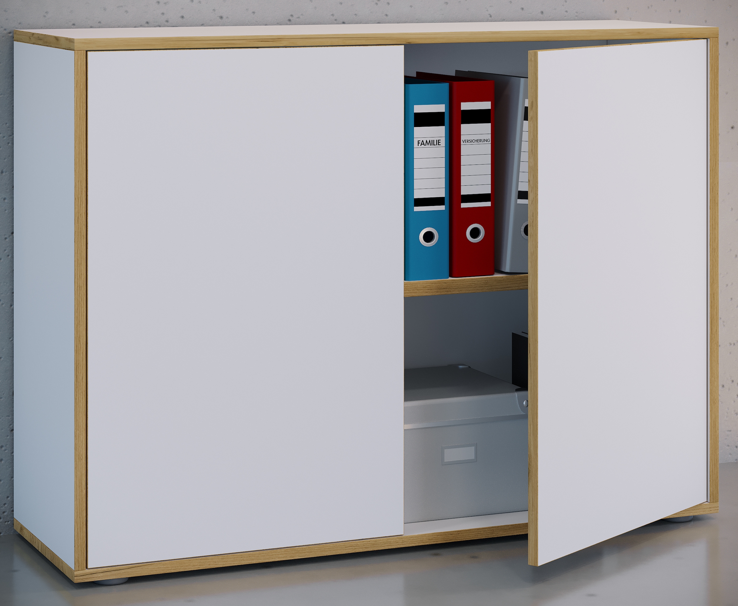 VCM Aktenschrank »Büroschrank Aktenschrank Sideboard Salia 2fach«