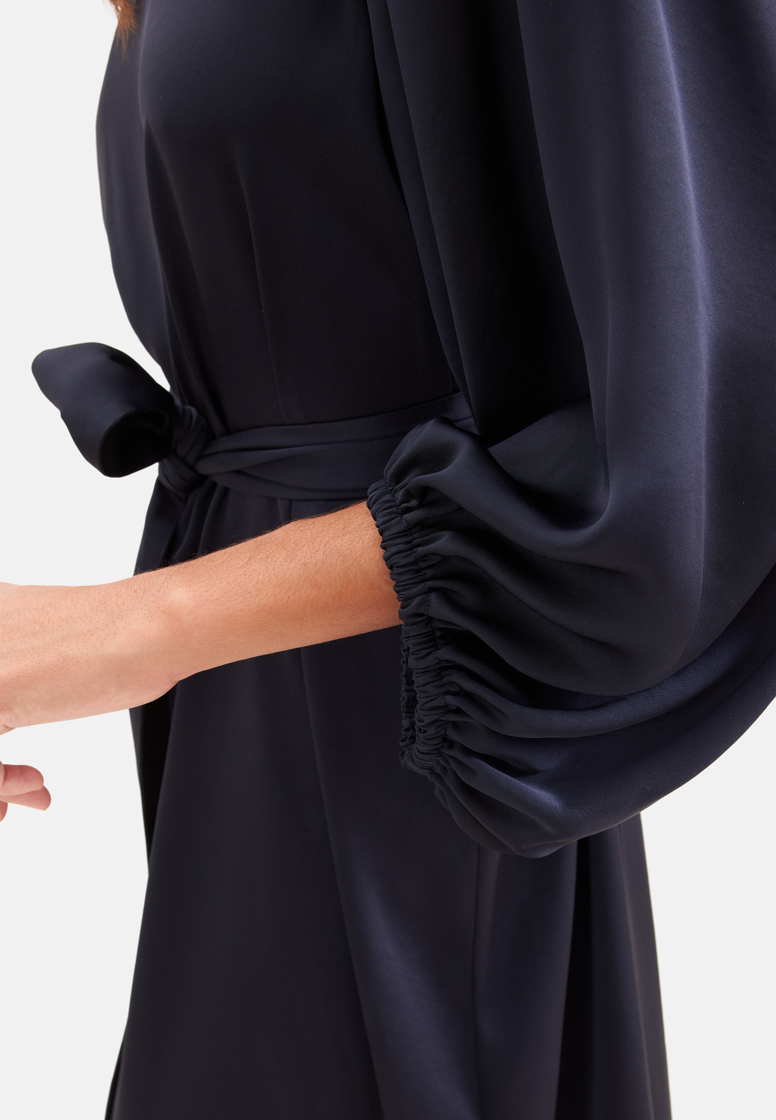 seidensticker Sommerkleid 3/4 V-Neck Uni