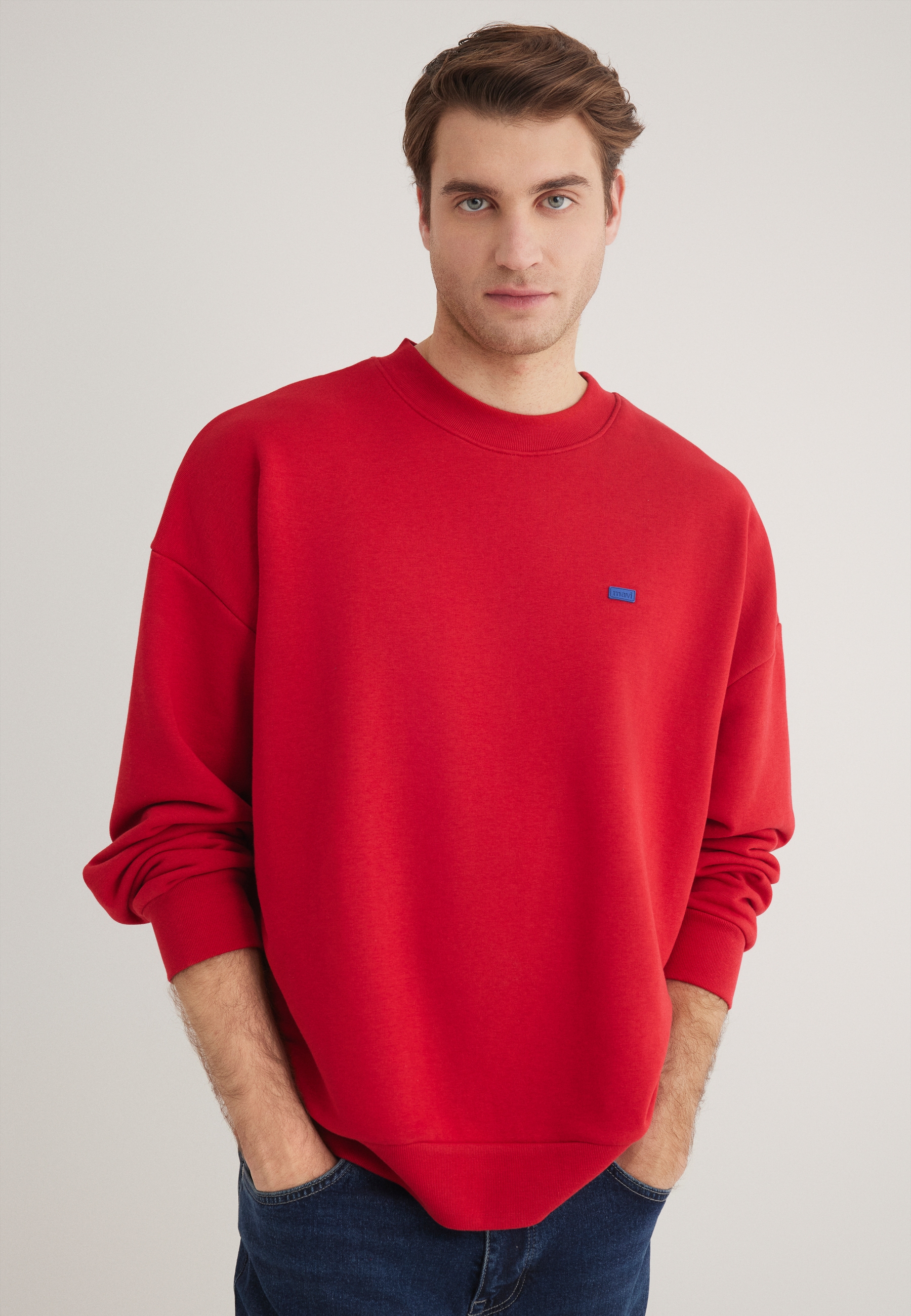Mavi Rundhalspullover »CREW NECK SWEATSHIRT«, Basic Pullover