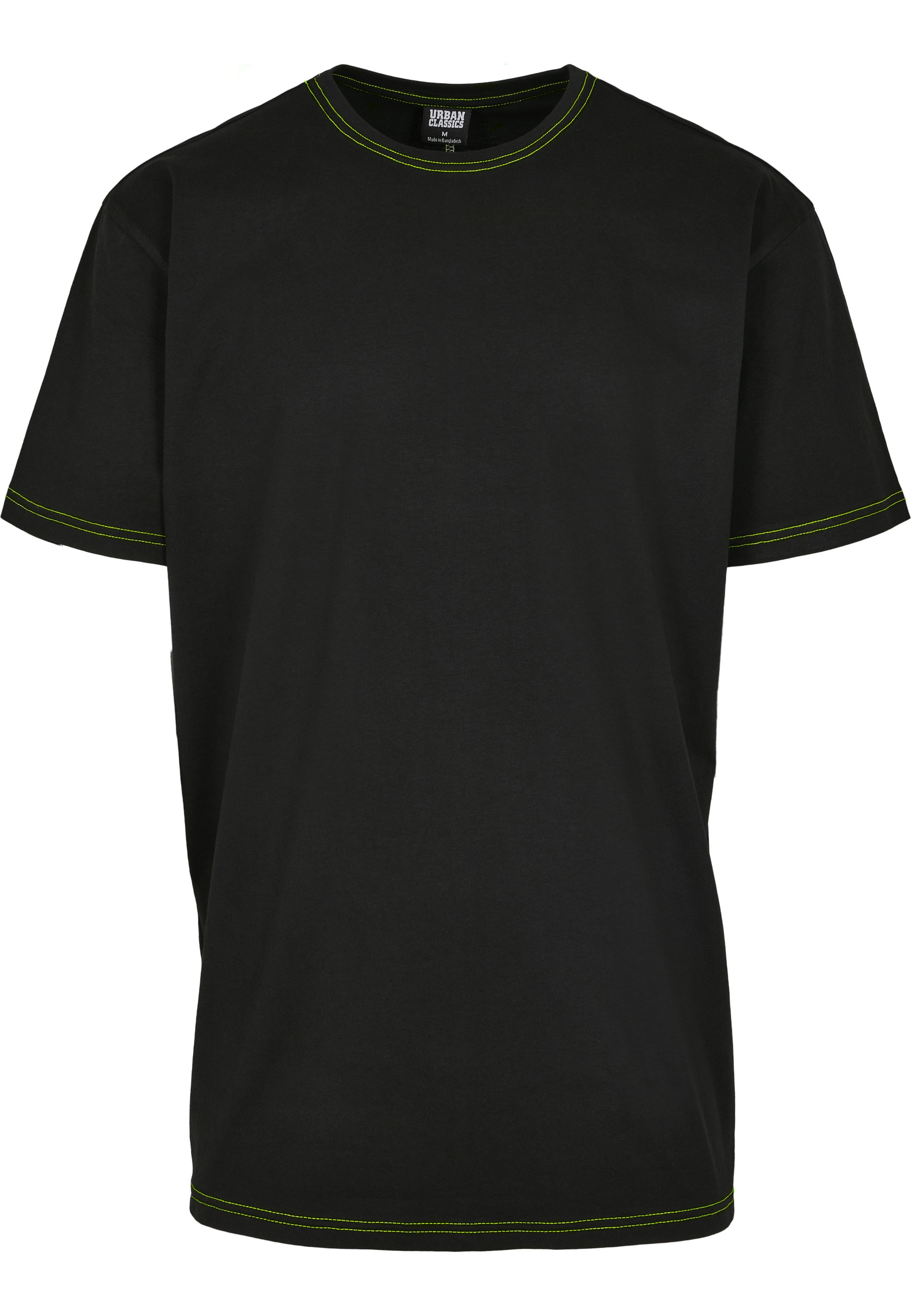 URBAN CLASSICS Kurzarmshirt "Urban Classics Herren Heavy Oversized Contrast Stitch Tee" 1 Stk.