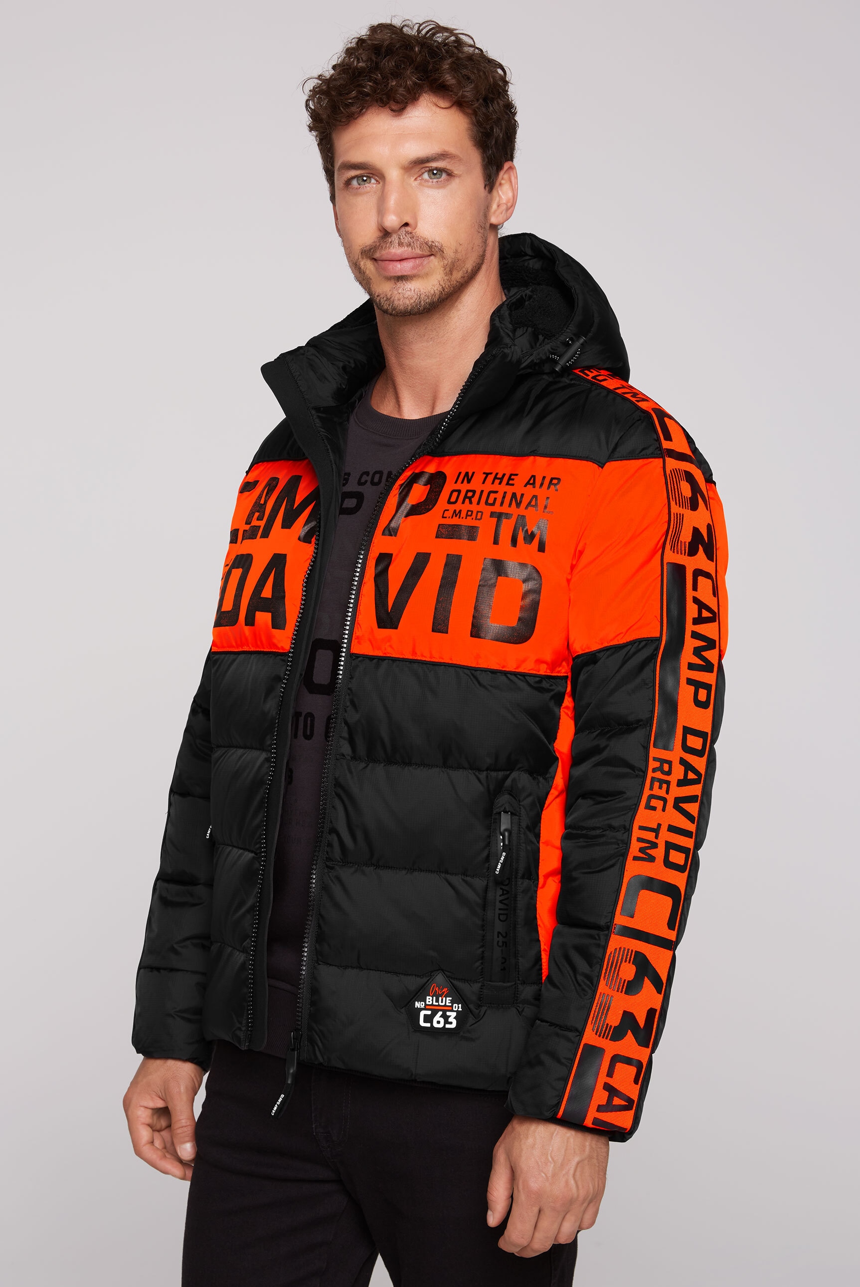 CAMP DAVID Winterjacke, mit Kapuze, mit abtrennbarer Kapuze