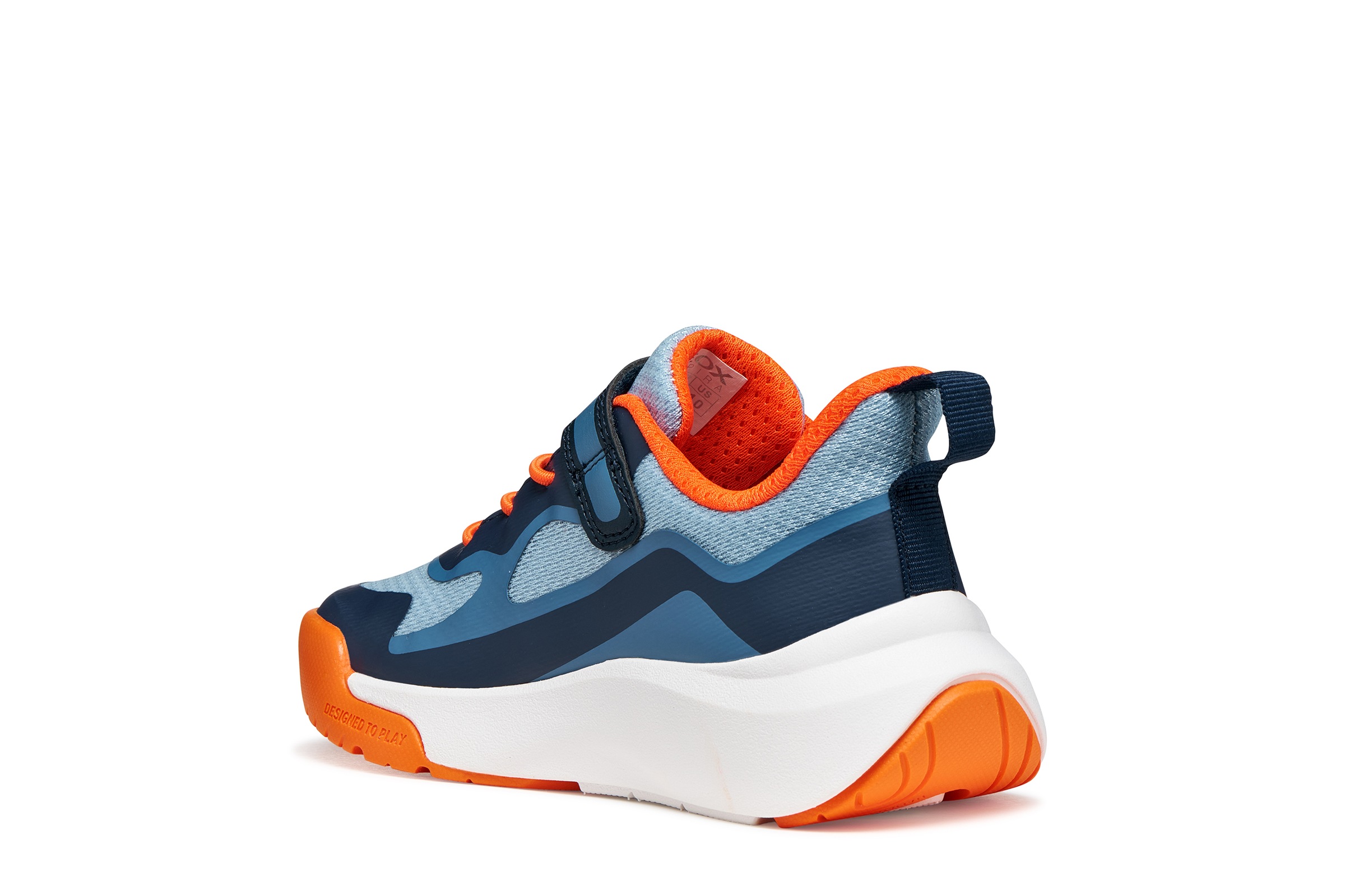 Geox Sneaker »J PRO-RAN BOY«  Slipper mit elastischen Schnürsenkeln, Größenschablone zum Download