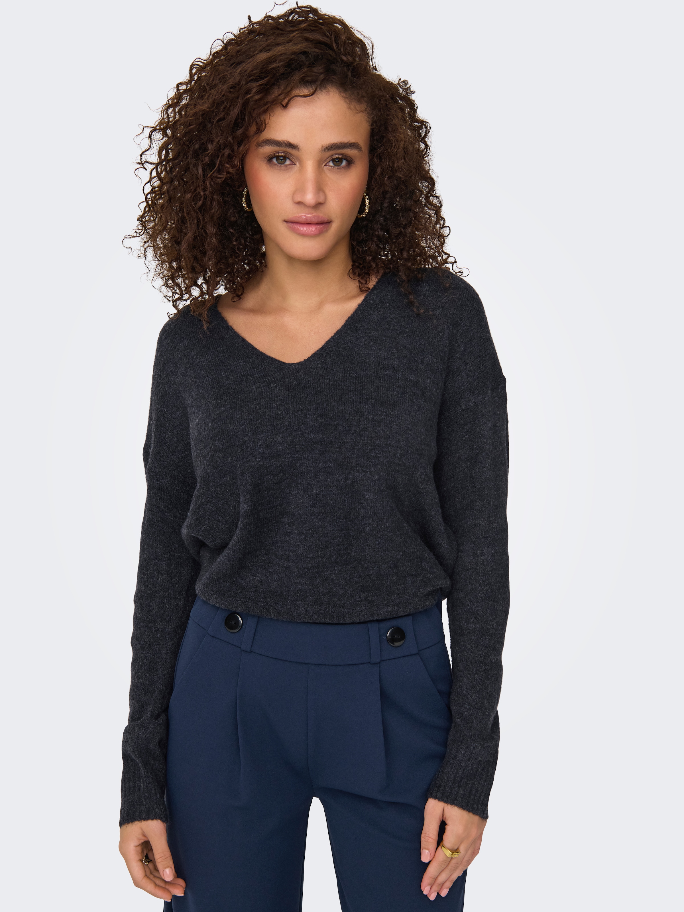 JDY V-Ausschnitt-Pullover »JDYELANORA L/S V-NECK PULLO. KNT NOOS«