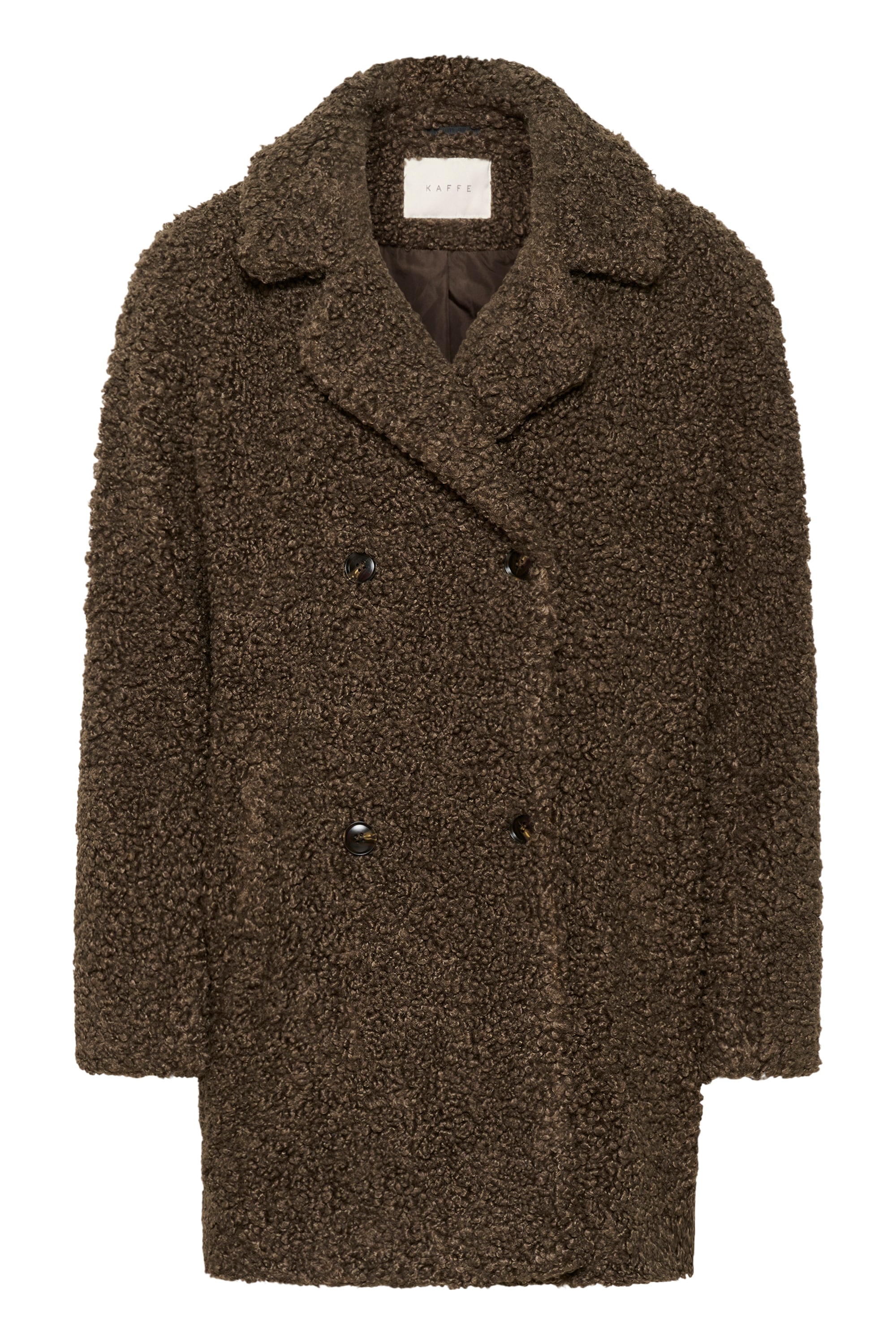 KAFFE Damen Wintermantel "Damen Jacke KAbalmi", braun, Gr. 46, Obermaterial: 100% Polyester PES., Mäntel
