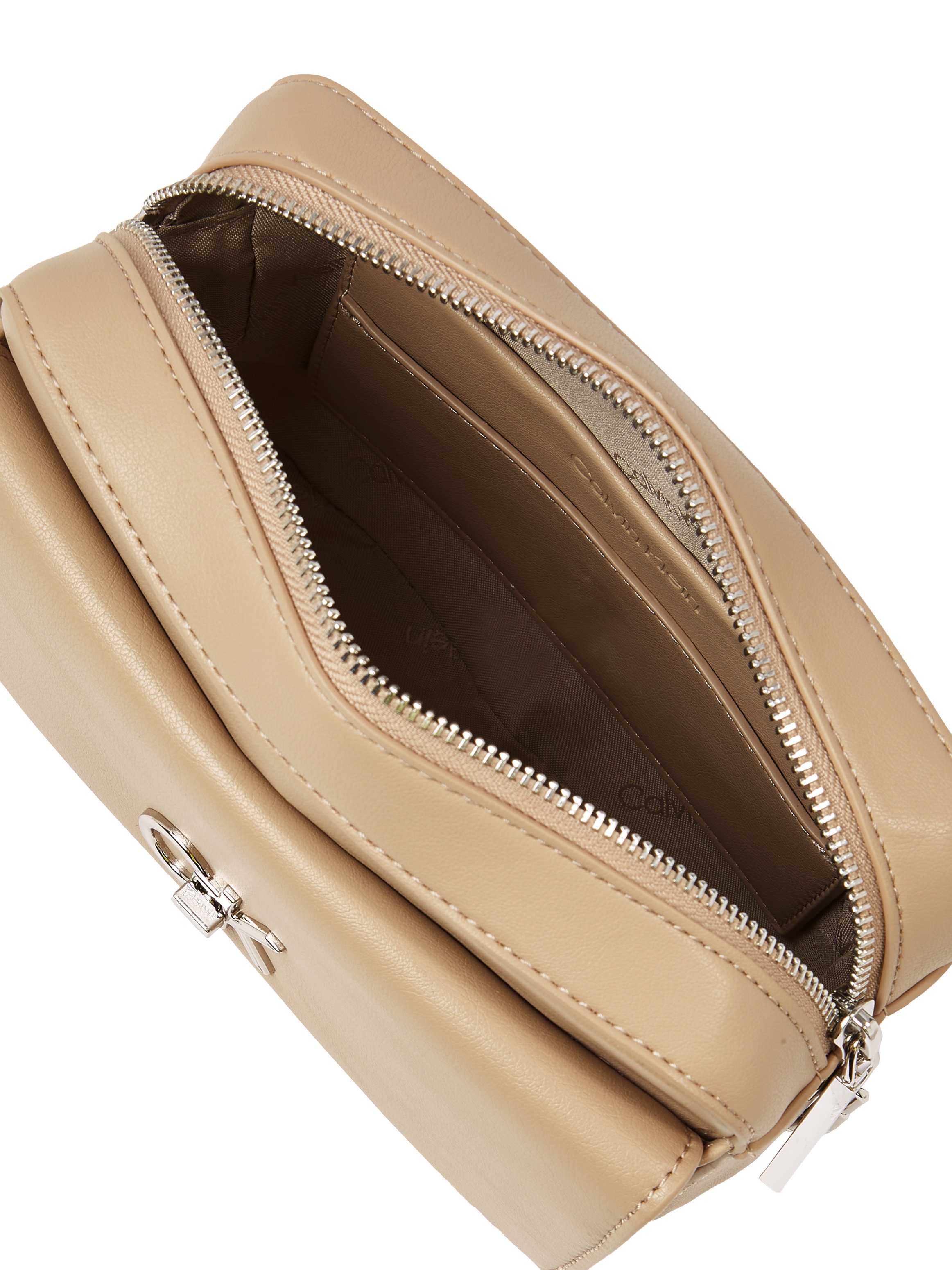 Calvin Klein Umhängetasche »CK CAMERA BAG W/POCKET«, Abendtasche, Schulterriemen Gliederkette, Schultertasche mit CK-Logo