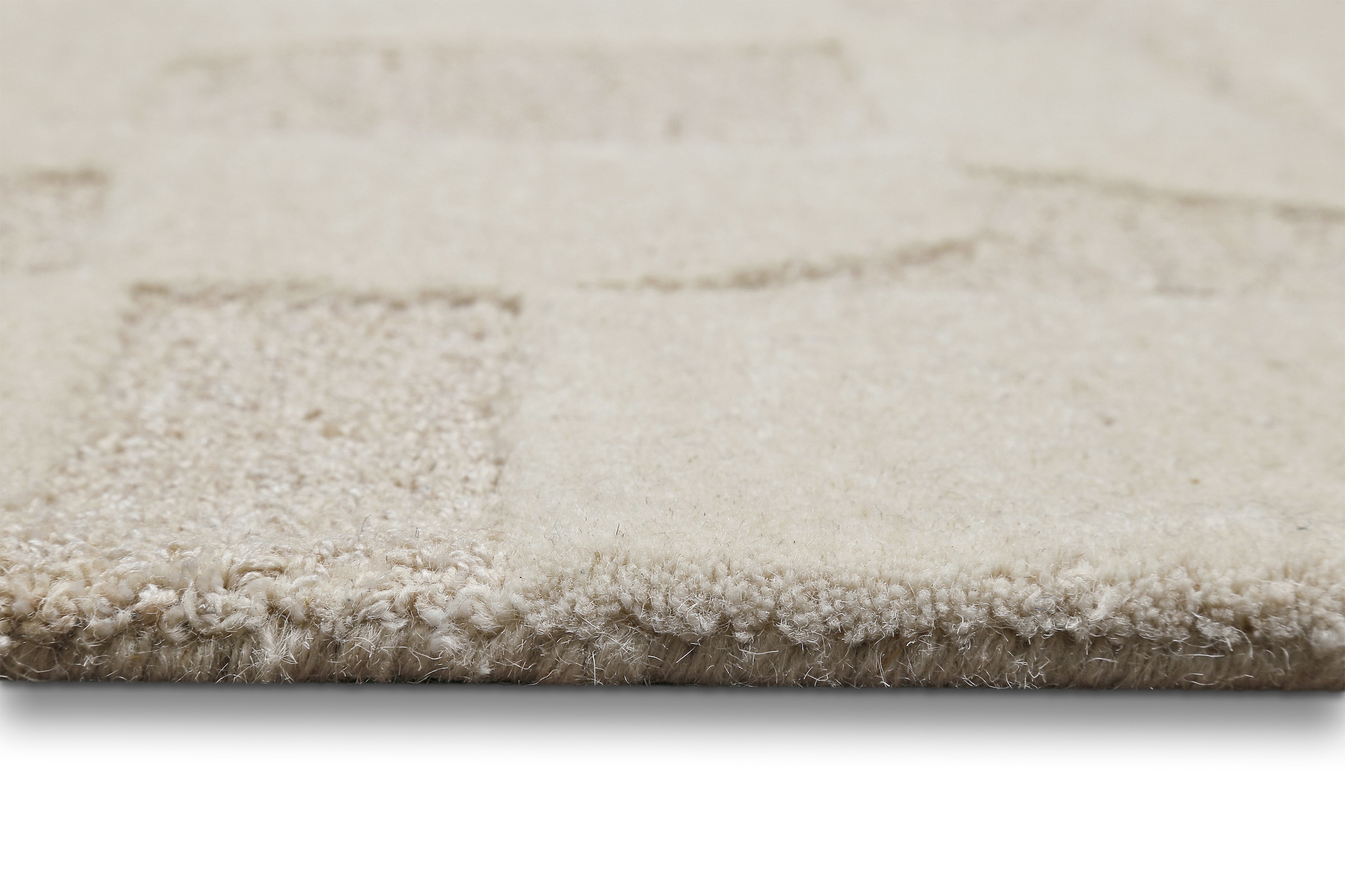 Wecon home Teppich »Ocean State«, rechteckig, 10 mm Höhe, handgefertigt, gemustert, pflegeleicht, Wolle, Wohnzimmer, Esszimmer
