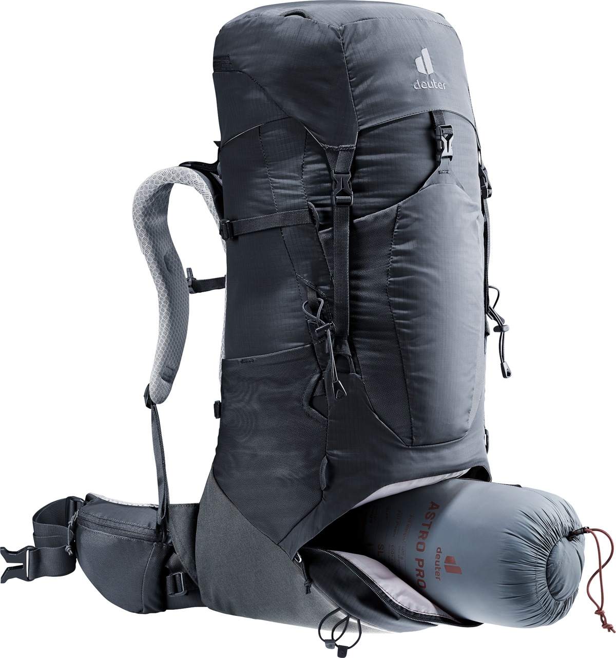 deuter Trekkingrucksack »Aircontact Lite 35 + 10 SL« für Wandern und Bergsteigen, für perfekte Lastübertragung