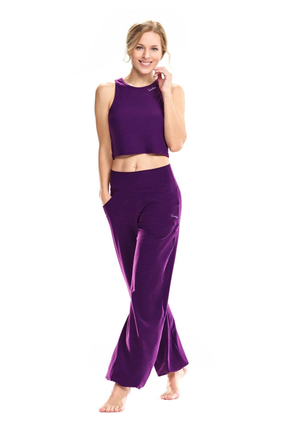 Winshape Sporthose »Functional Light and Comfort Wide Leg Pants CUL102LC«, mit Gummizug