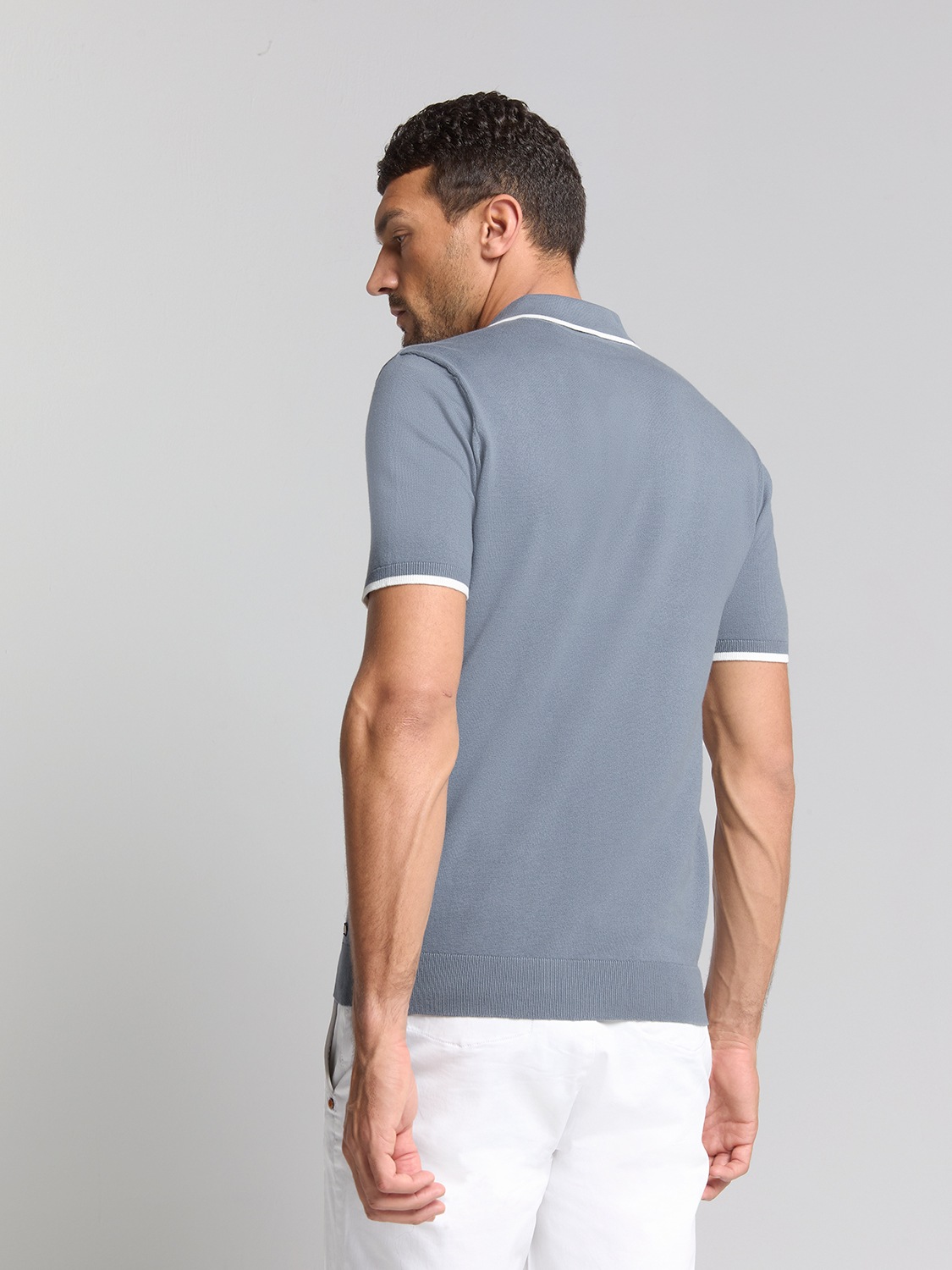 NO EXCESS T-Shirt »No Excess Kurzarm Poloshirt«
