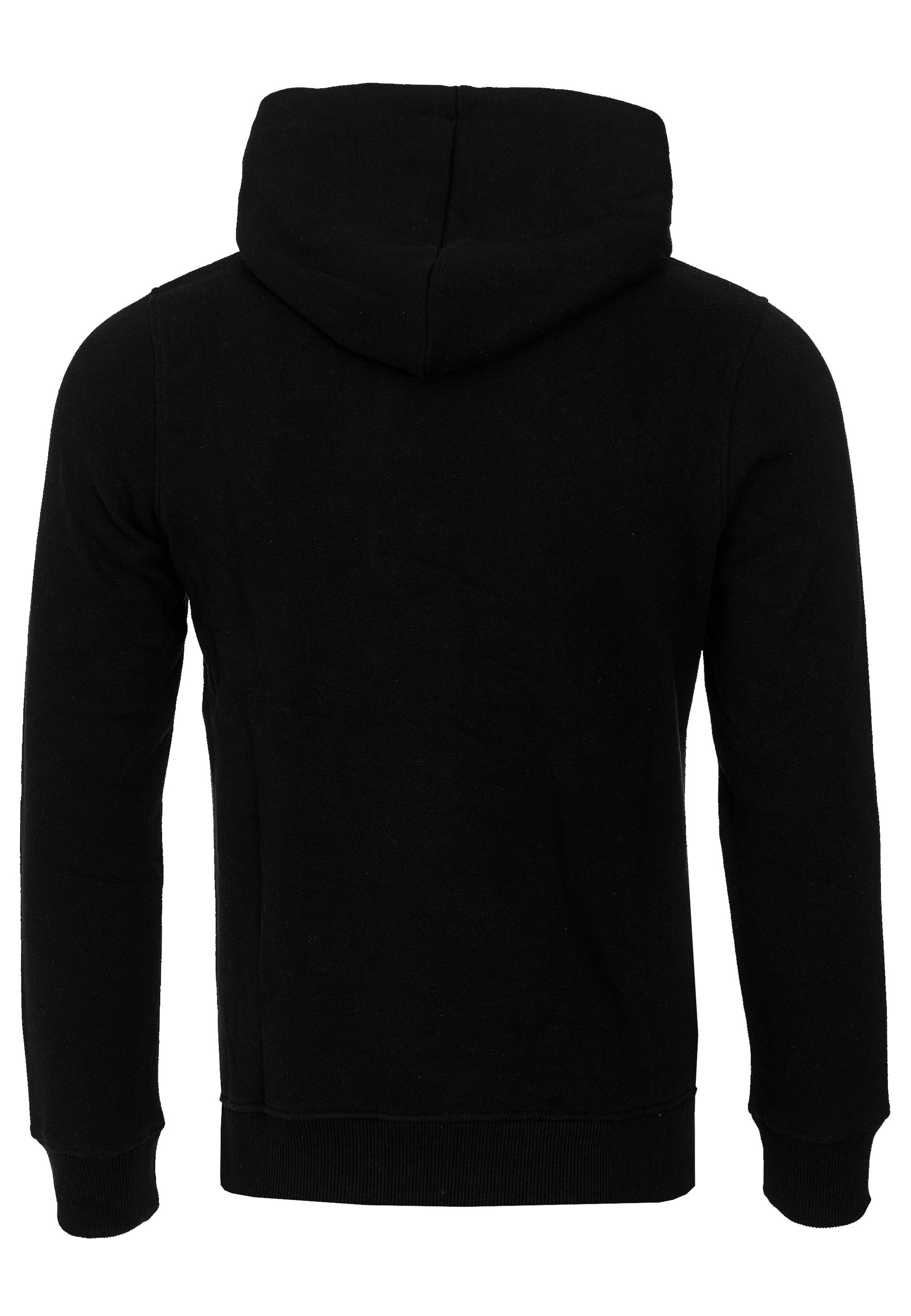 Rusty Neal Kapuzensweatshirt, mit seitlichem Reißverschluss