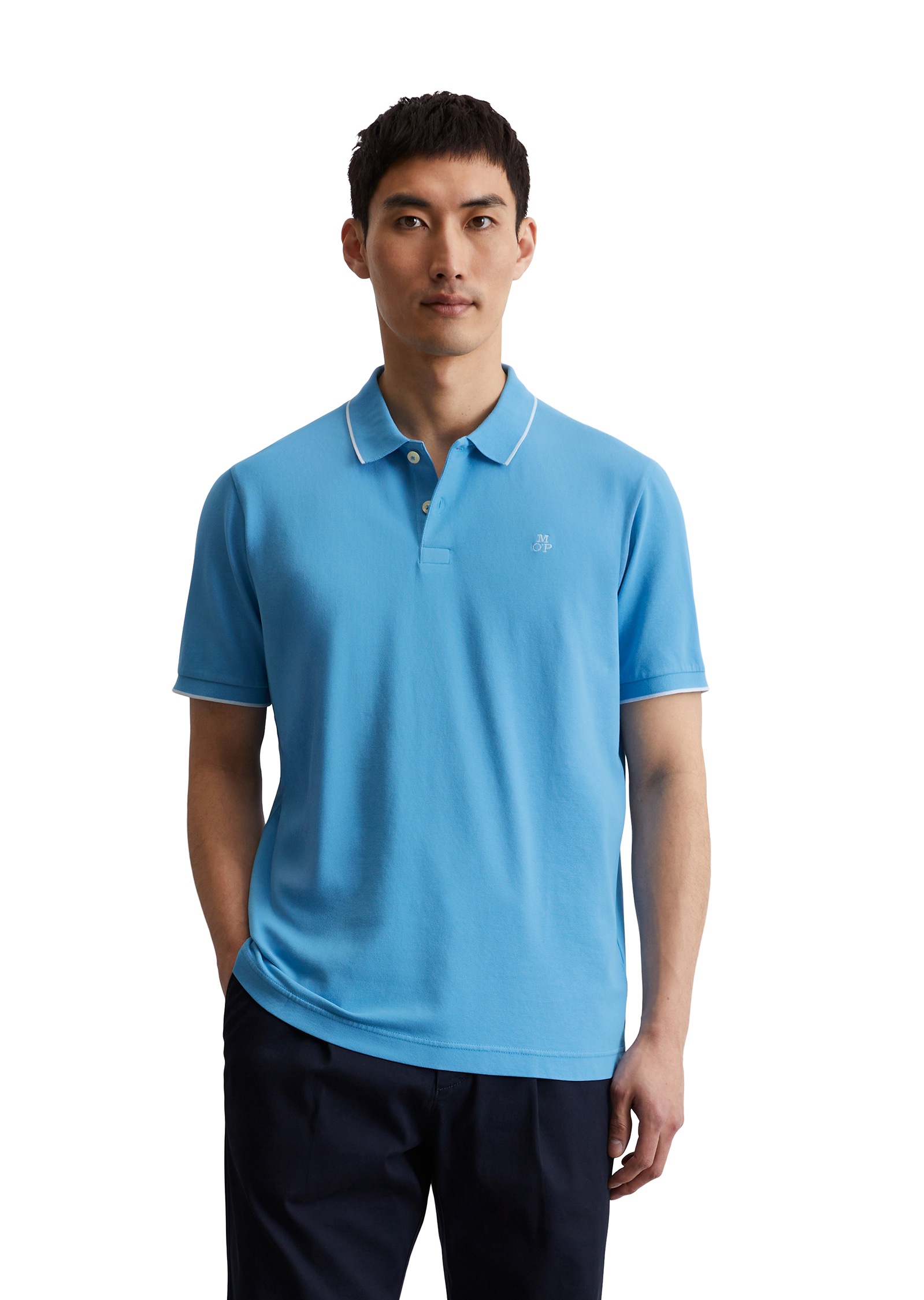 Marc OPolo Poloshirt, aus Piqué, regular fit, kontrastfarbene Details günstig online kaufen
