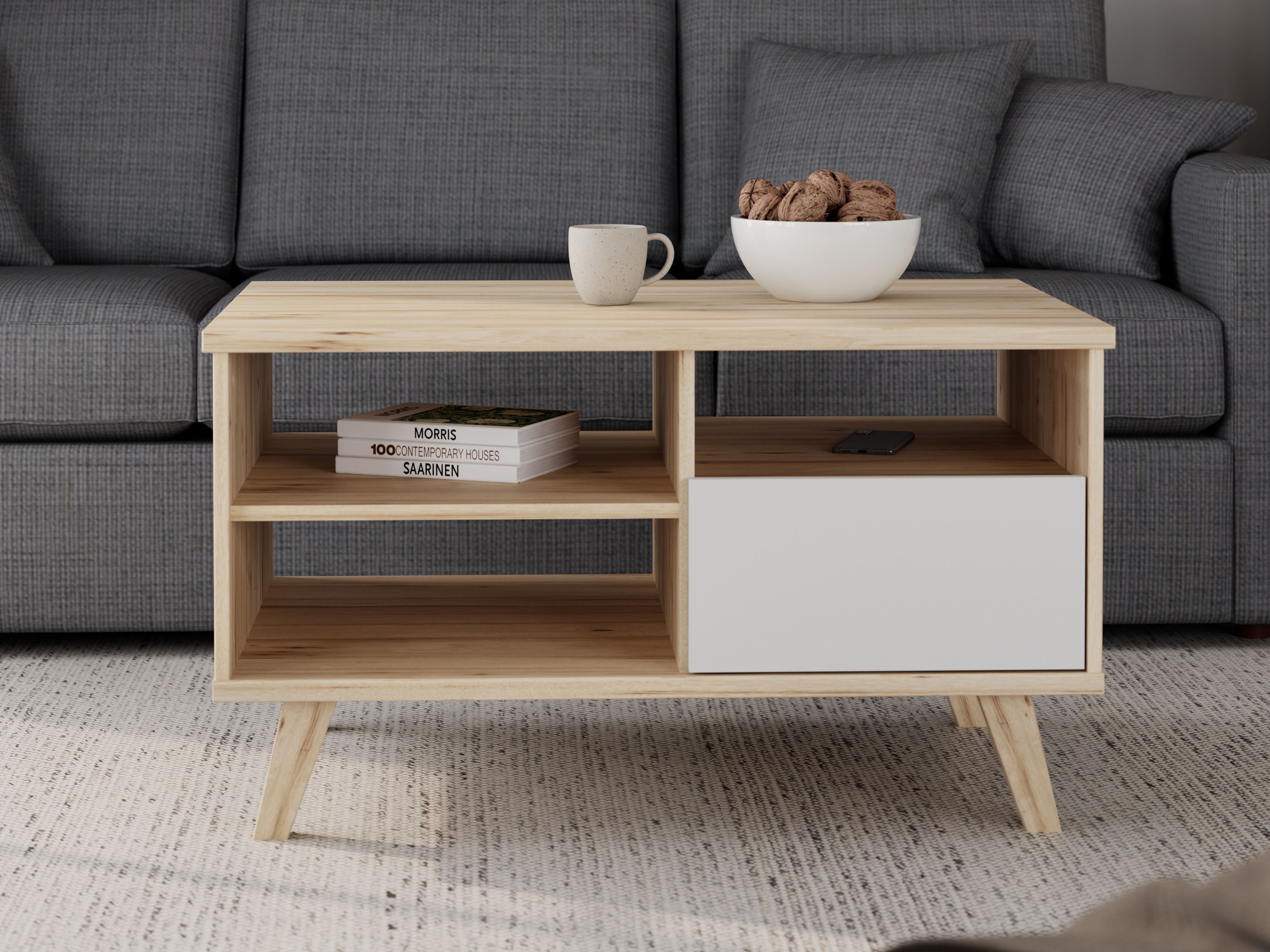 FORTE Couchtisch "Vankka Coffee Table", (B/H/T 90/51,8/60 cm), 90 x 60 cm S günstig online kaufen