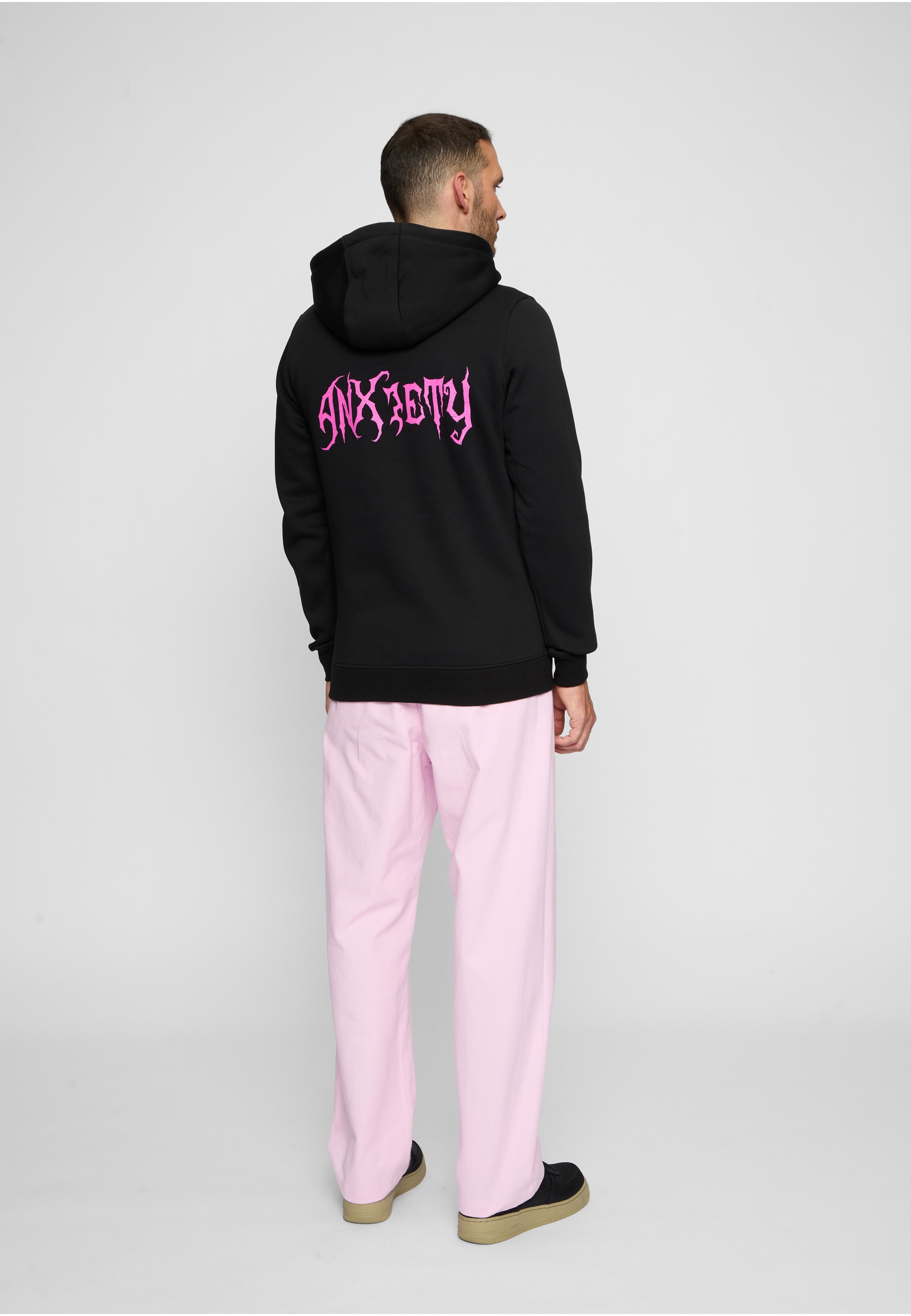 MisterTee Rundhalspullover »MisterTee Herren Anxiety Hoody« 1 Stk.