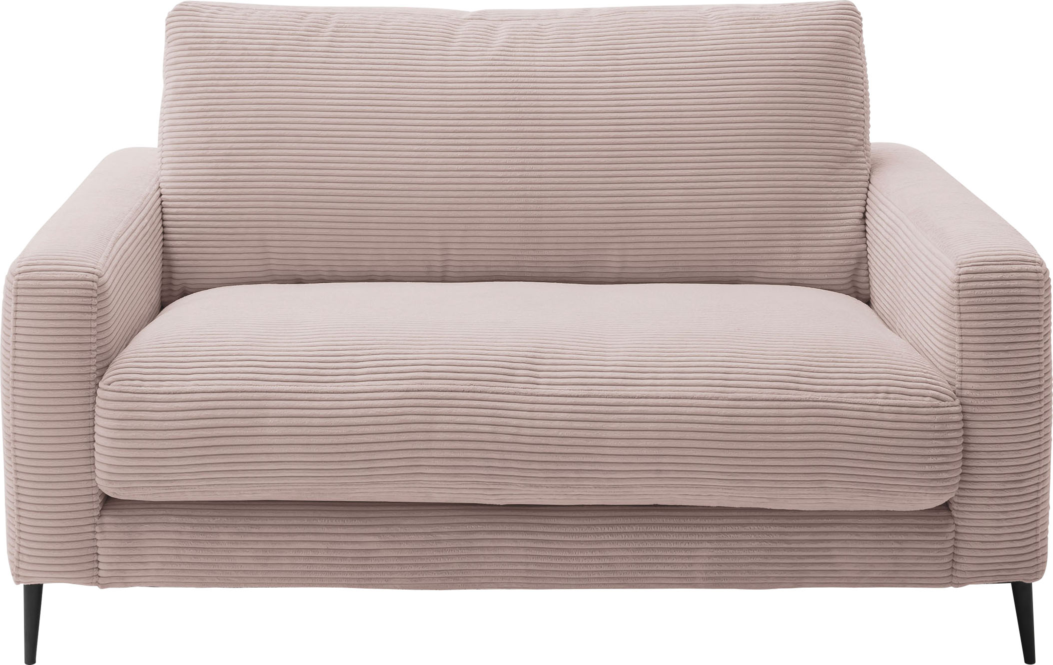 Home affaire 1,5-Sitzer "Downtown B/T/H: 152/105/84 cm" weicher Sitzkomfort, Cord, gemütliches Loungemöbel zum Relaxen