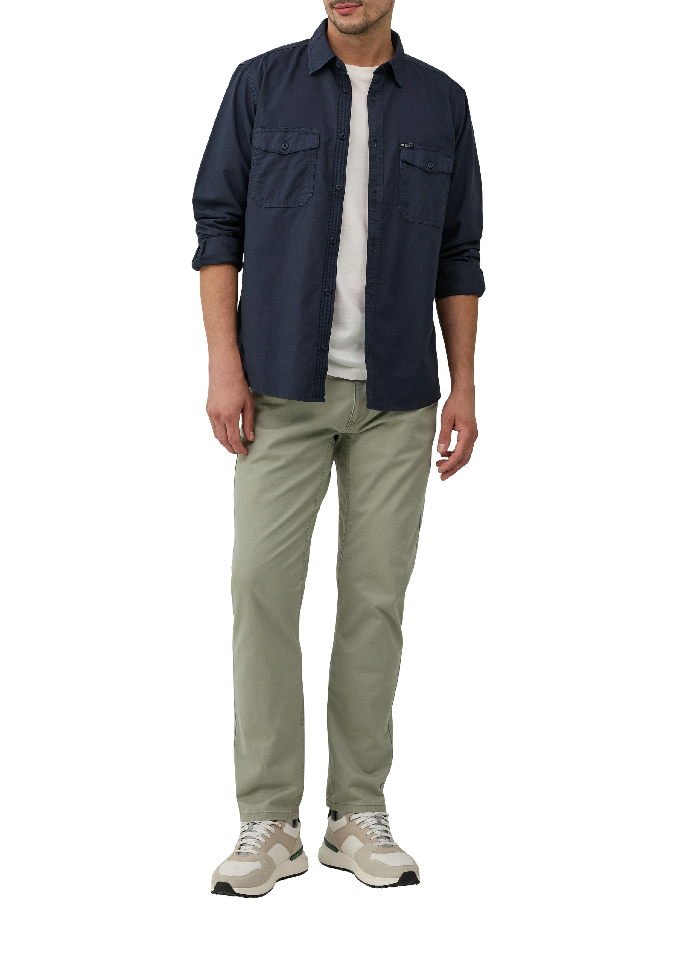 s.Oliver Langarmhemd, mit Ziernähten günstig online kaufen