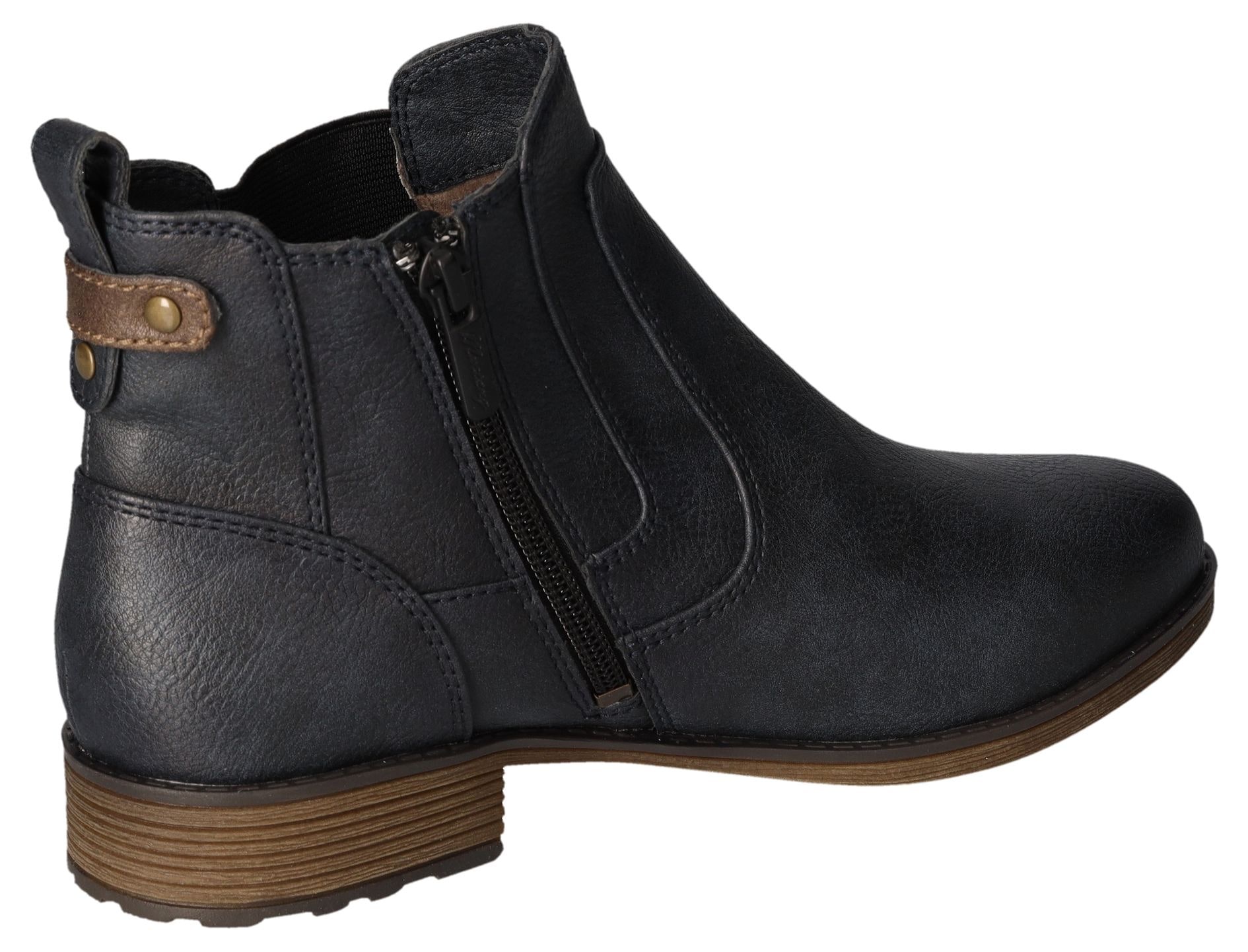 Mustang Shoes Chelseaboots, Schlupfstiefel, Stiefelette, Business Schuh in aktueller Used-Optik