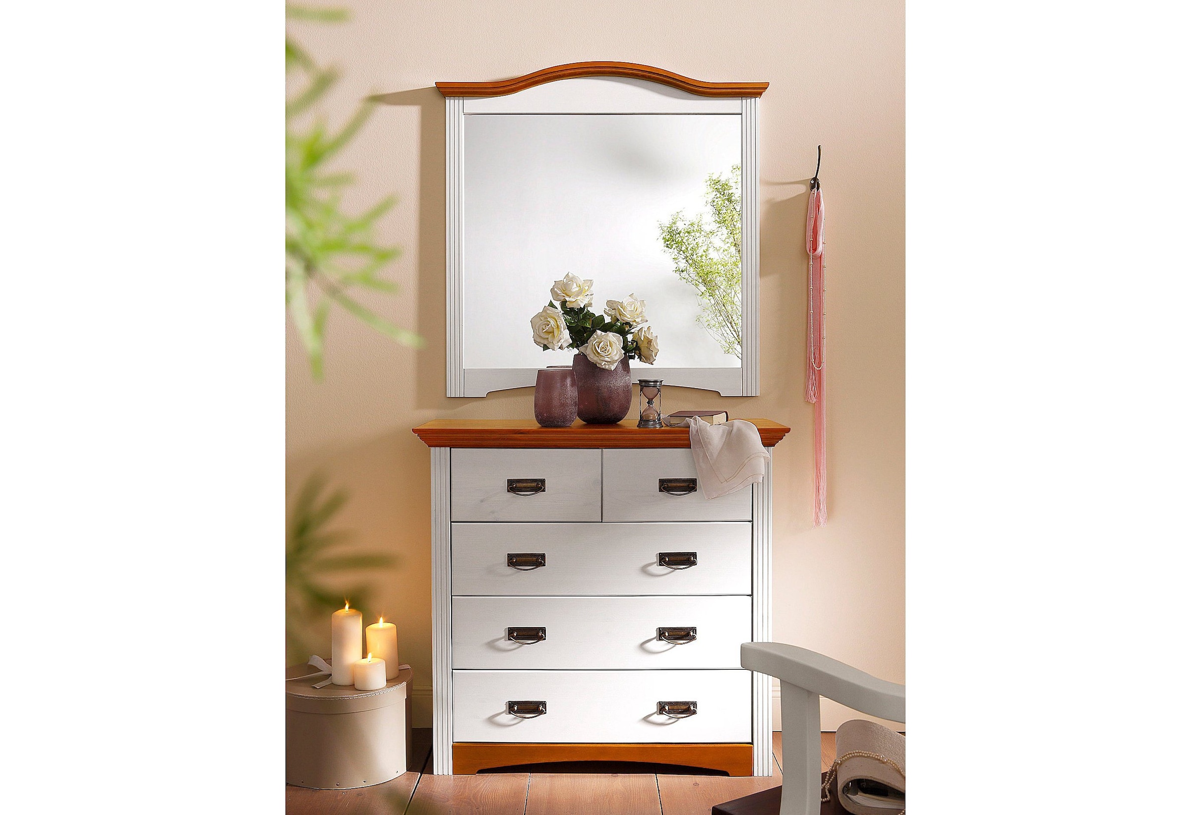 Home affaire Schubkastenkommode »Konrad«, Breite 94 cm, aus massiver, FSC®-zertifizierter Kiefer
