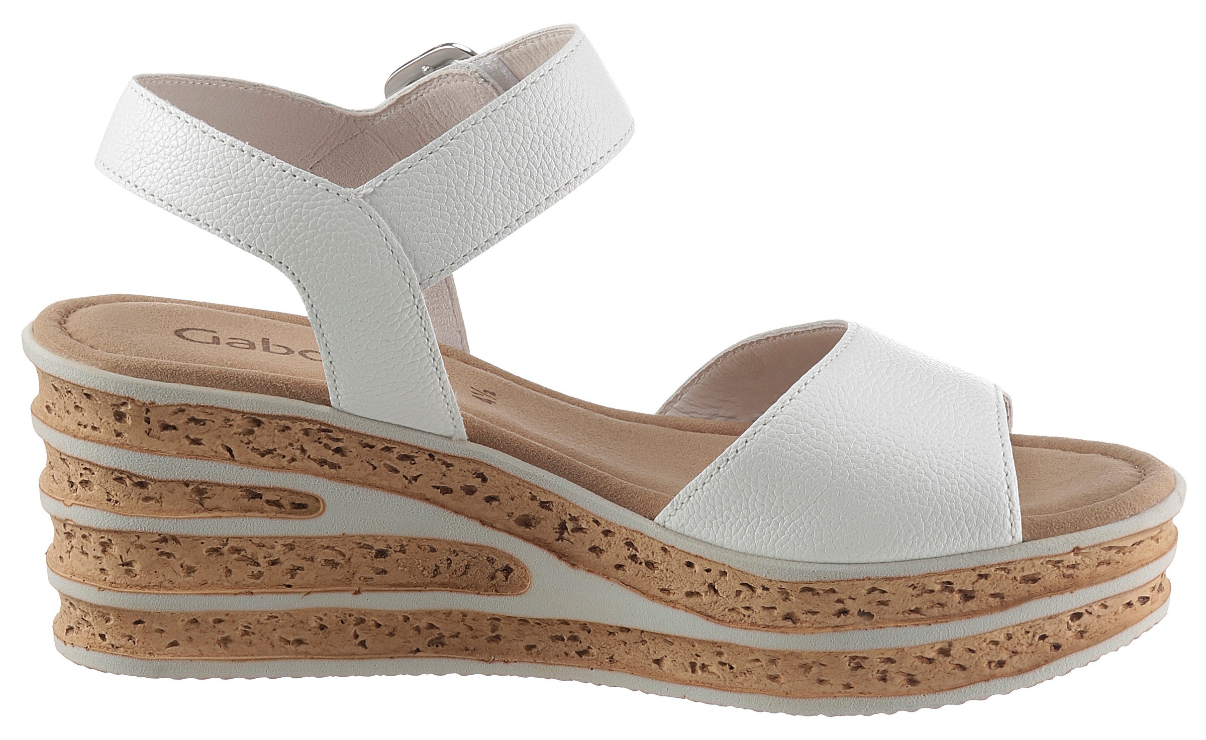 Thumbnail - Gabor Sandalette, Sommerschuh, Sandale, Keilabsatz, mit besonderer Absatzgestaltung