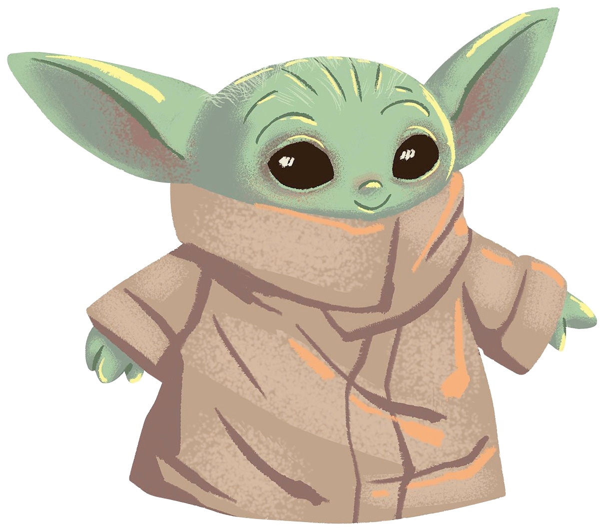 Komar Bild "Mandalorian The Child Cutie", Disney-Star Wars, (1 St.), Wandbi günstig online kaufen
