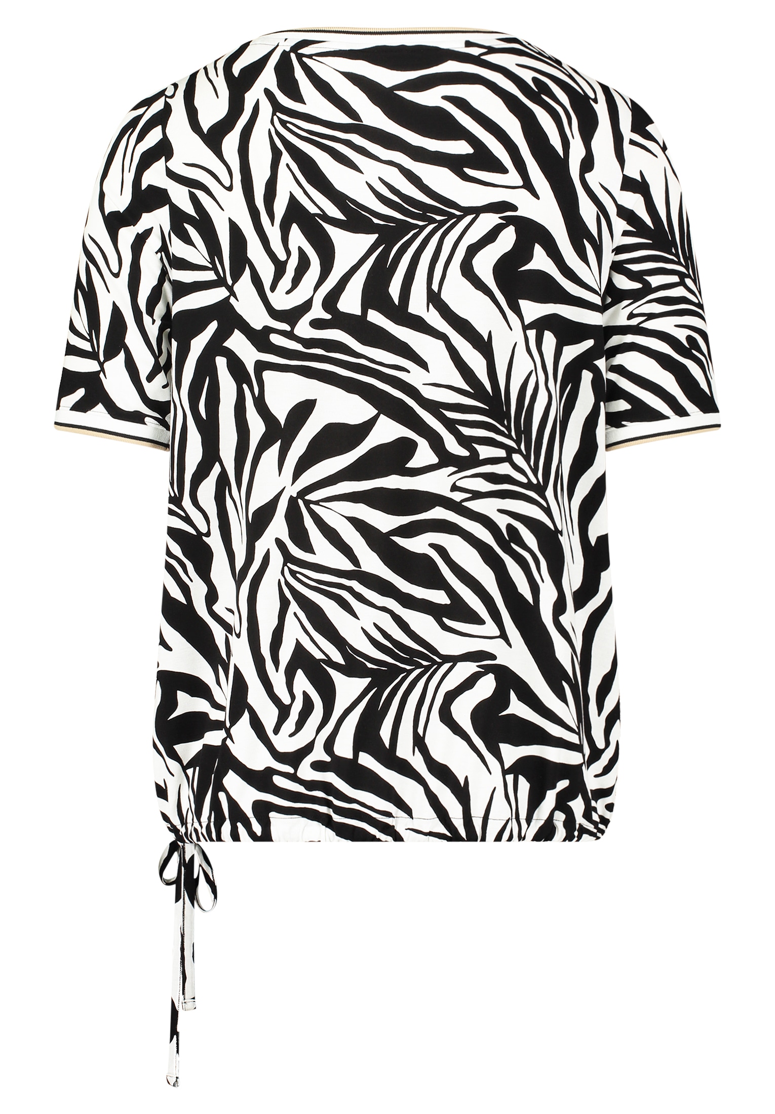 Betty Barclay Kurzarmshirt »Betty Barclay Damen Casual-Shirt mit Tunnelzug«, (1 tlg.), Rippbündchen