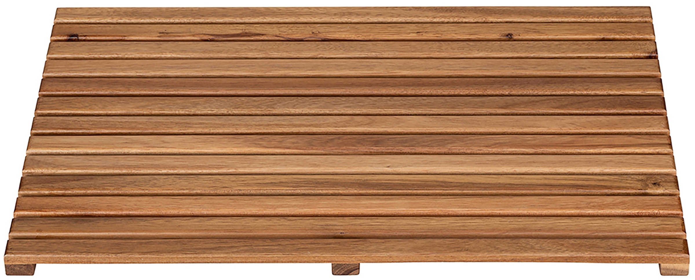 WENKO Duschmatte "Modell Indoor & Outdoor" Höhe 2,5 mm Duschrost aus Akazie günstig online kaufen