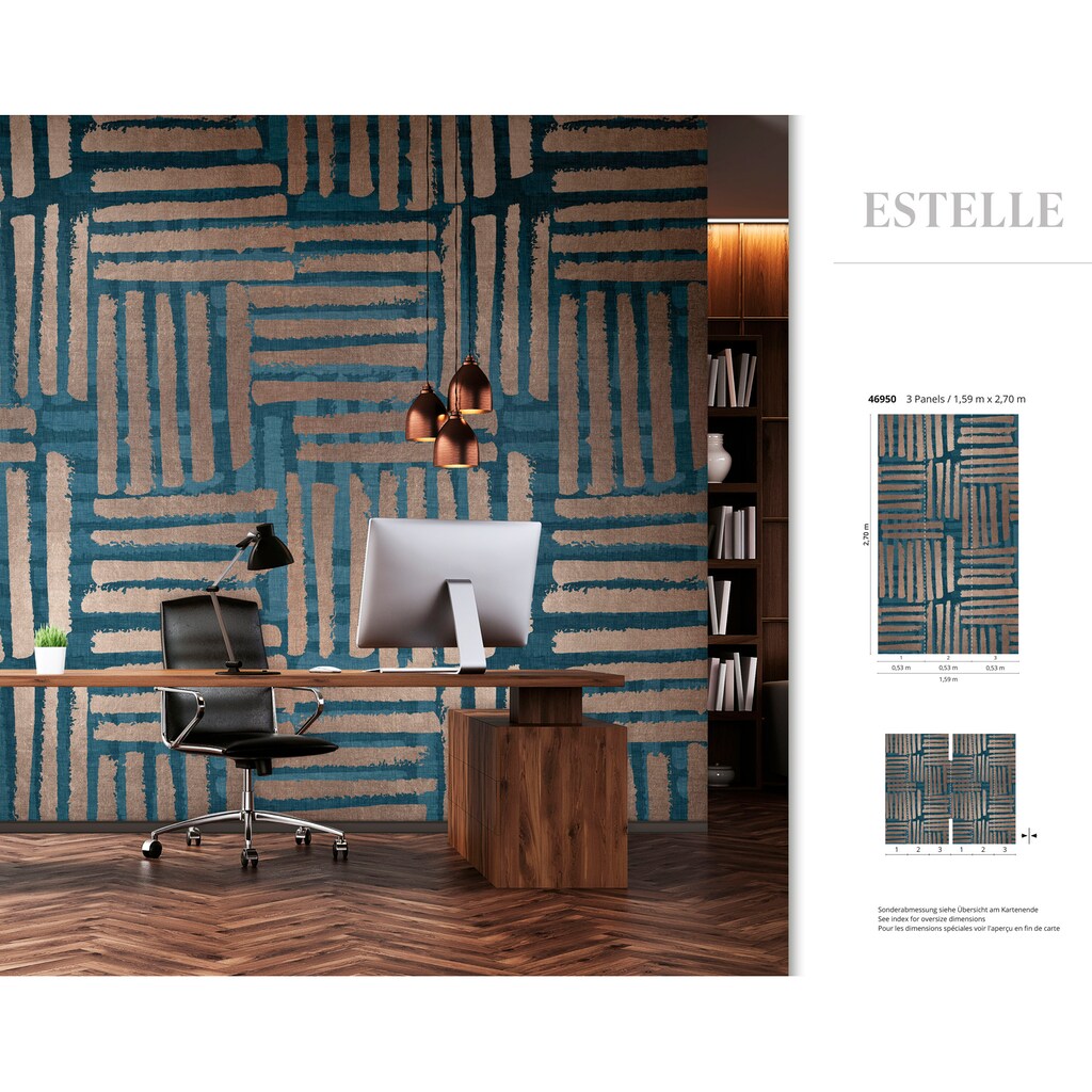 Marburg Fototapete »Estelle«, matt, moderne Vliestapete für Wohnzimmer Schlafzimmer Küche