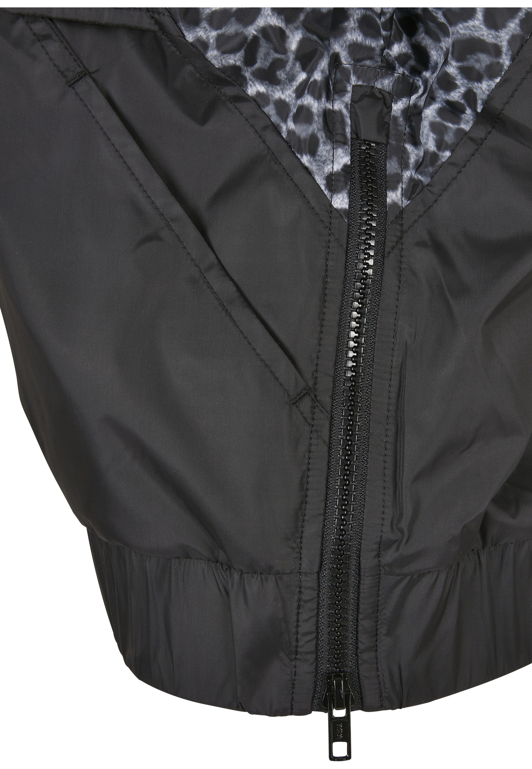 URBAN CLASSICS Langmantel »Urban Classics Damen Ladies AOP Mixed Pull Over Jacket«