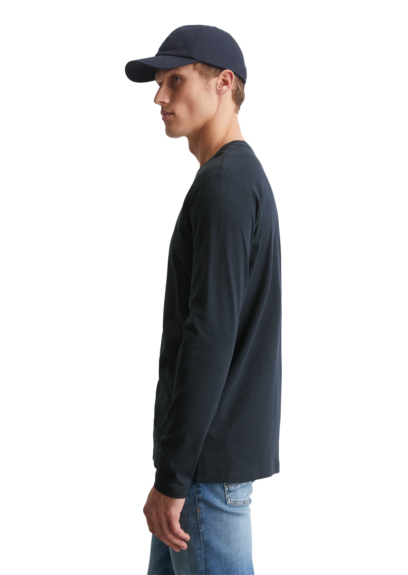Marc O'Polo Langarmshirt »aus reiner Bio-Baumwolle«