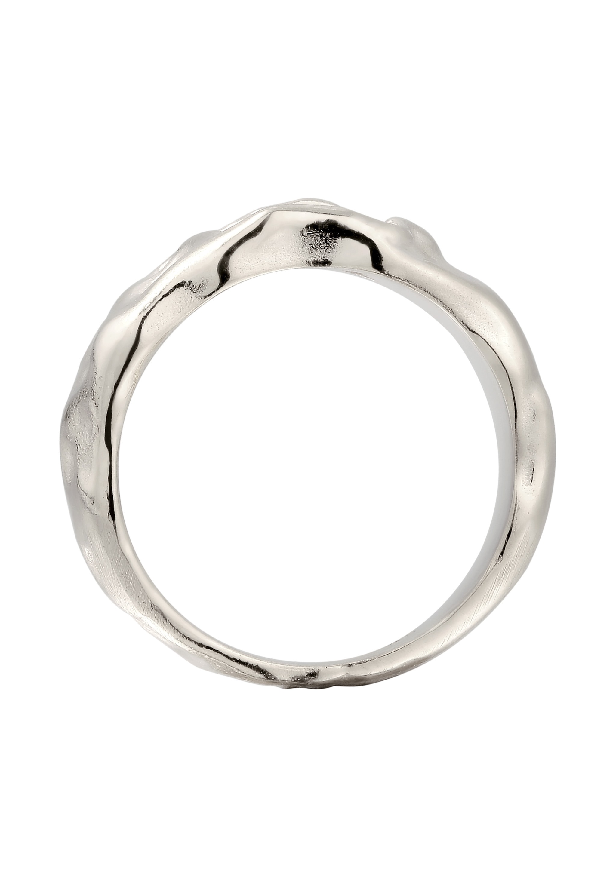 Elli Silberring »Ring Melted Topas Weiß 925 Sterling Silber«