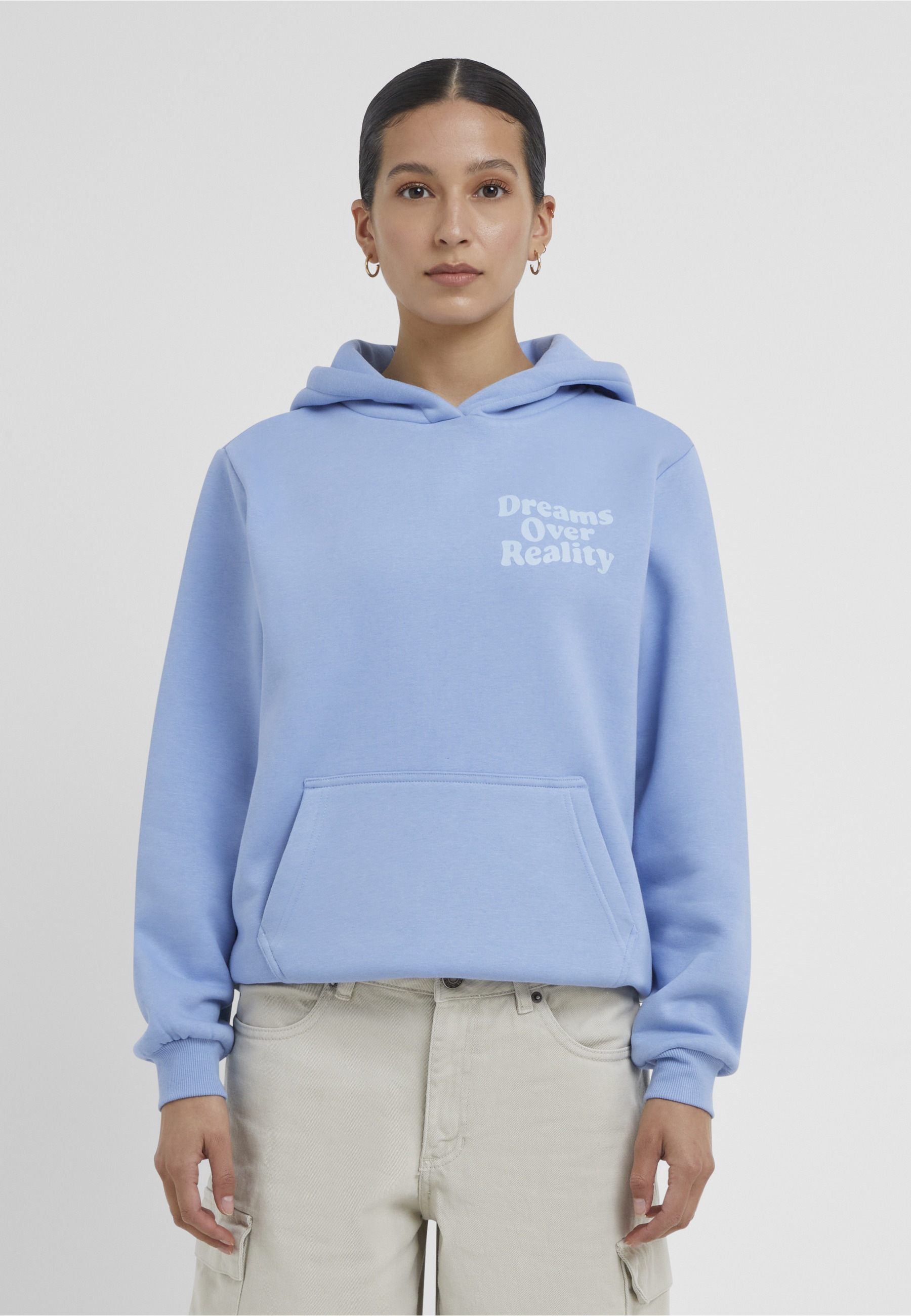 Miss Tee Kapuzensweatshirt »Miss Tee Dreams Over Reality Ladies Fluffy Hoody«
