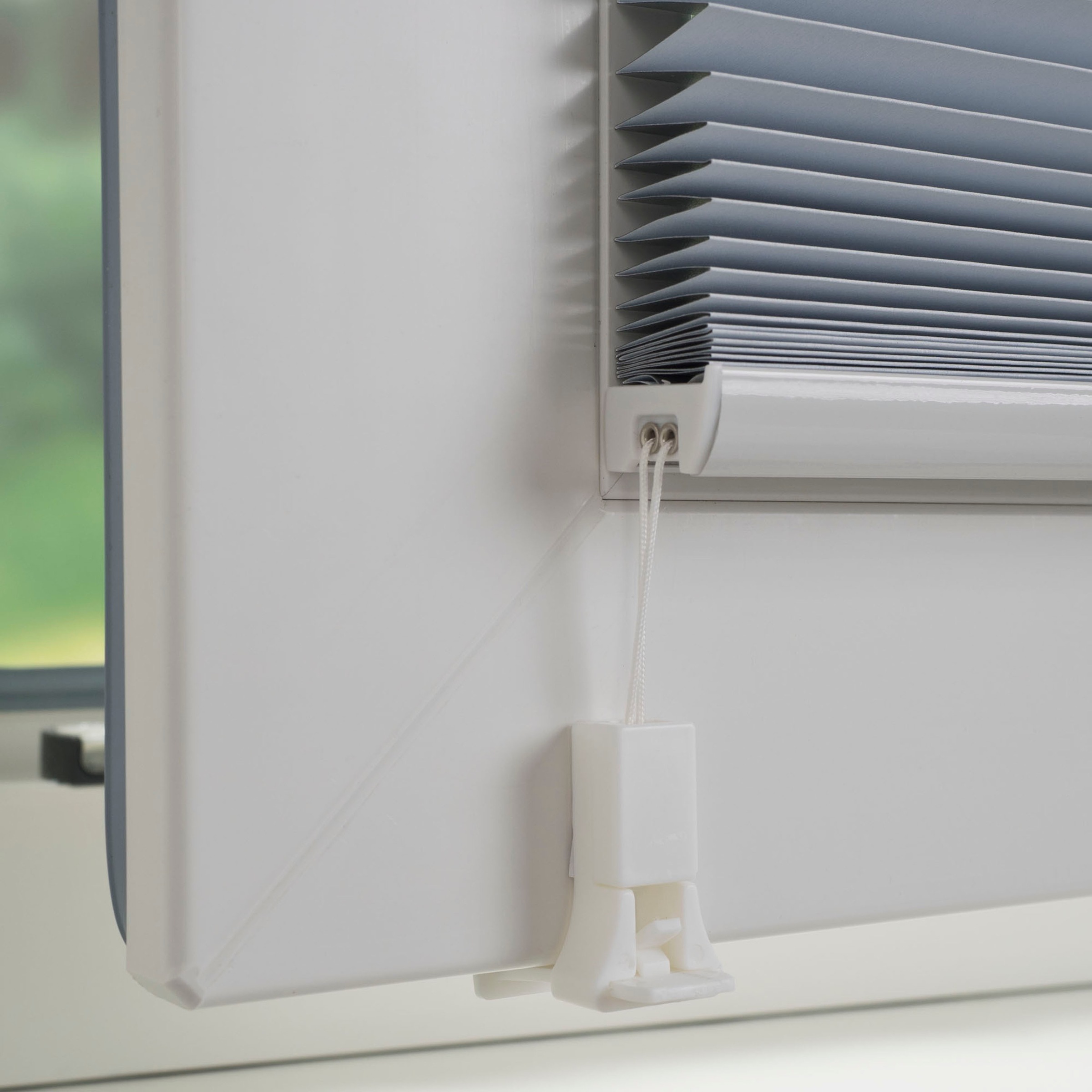 Thumbnail - Liedeco Plissee "Day & Night" Lichtschutz ohne Bohren verspannt Faltenstore