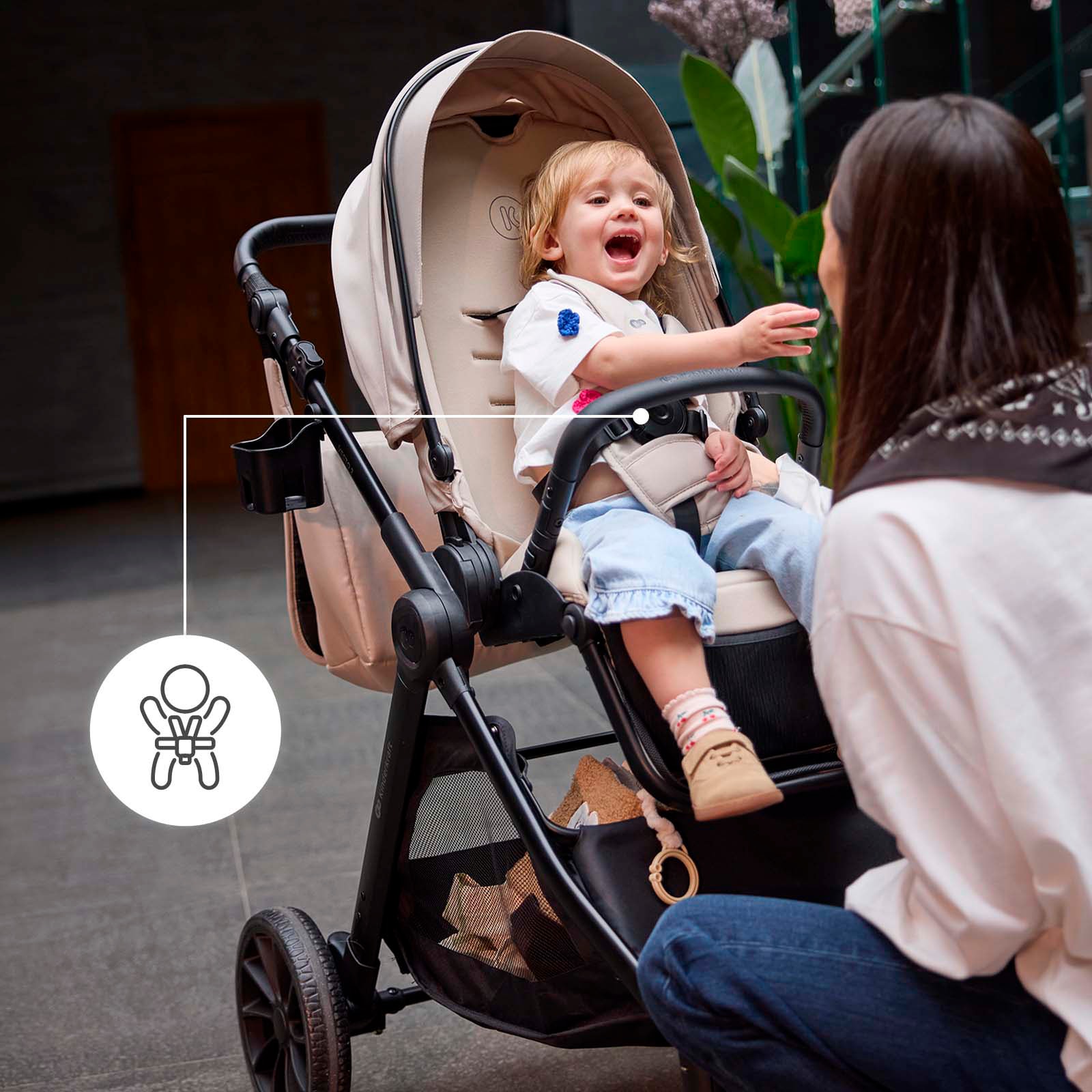 Kinderkraft Kombi-Kinderwagen »VESTO 2 - 2in1« 22 kg