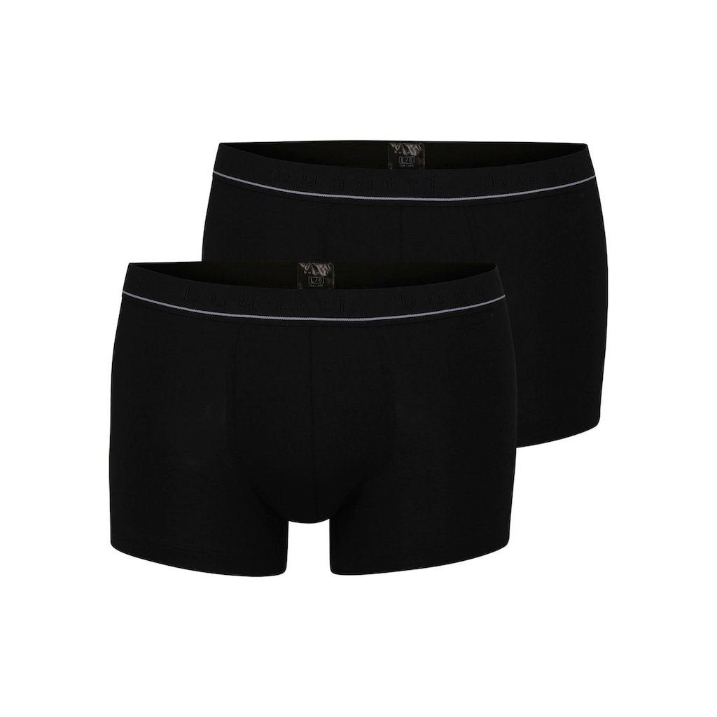 bugatti Boxershorts »Pants 2er Pack, ROM«, (2er Pack)