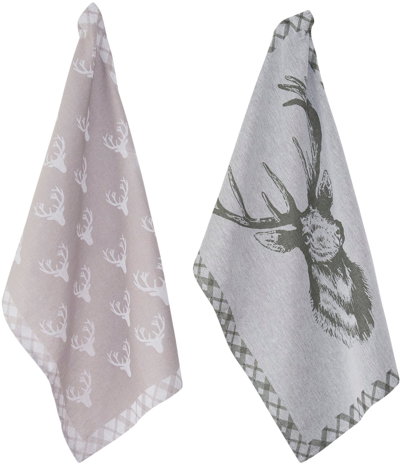 PAD Geschirrtuch "Deer", (Set, 2 tlg.)