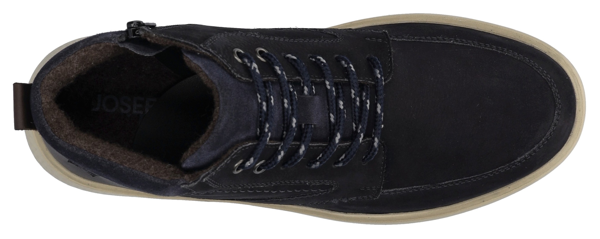 Josef Seibel Schnürboots »Clayton 03«, Schnürschuh, Komfortschuh mit Reißverschluss