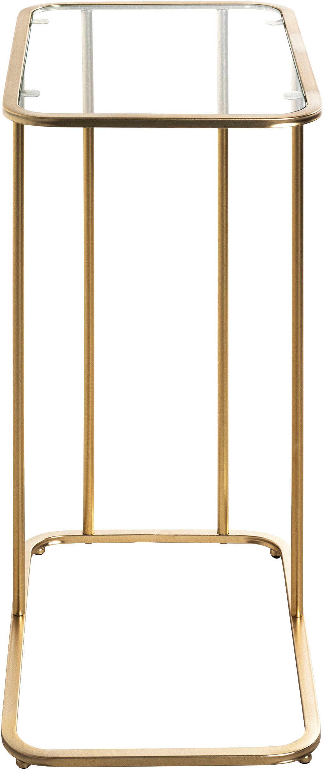 HAKU Beistelltisch »Sofatisch, Wohnzimmertisch« 1 Stk. tlg. rechteckig - aus Metall Gold B/T/H 45/30/65 cm