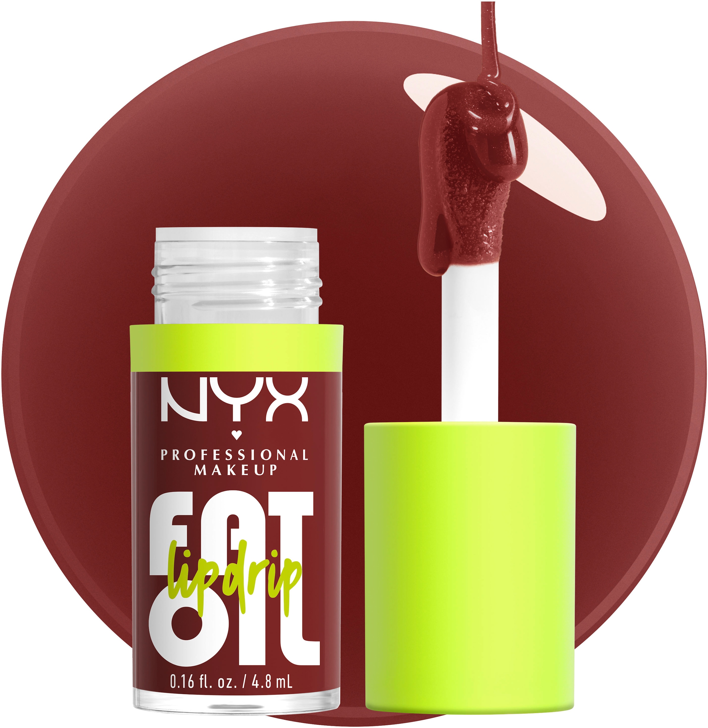 NYX Lipgloss »Makeup Fat Oil Lip Drip«, mit natürlichen Inhaltstoffen