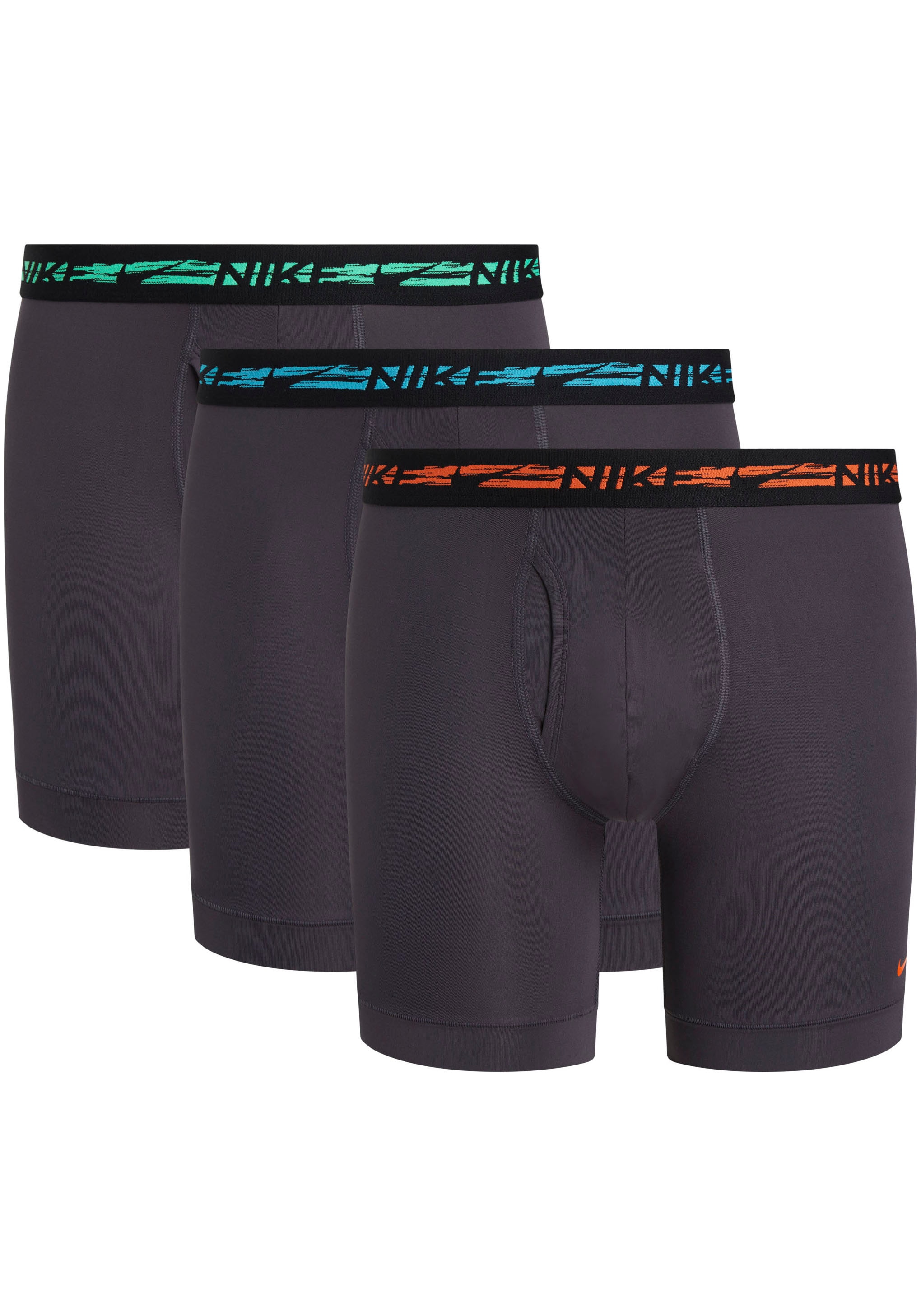 NIKE Underwear Boxer »BOXER BRIEF 3PK«, (Packung, 3 St., 3er-Pack), mit Logo-Elastikbund