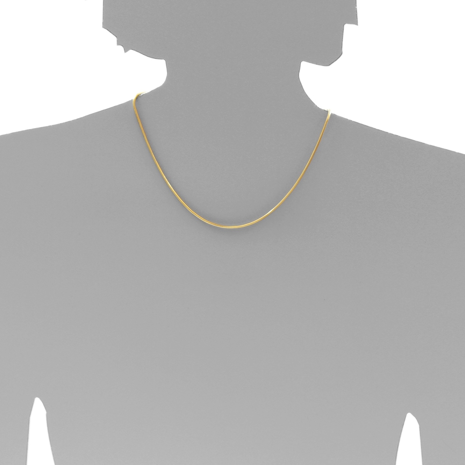 Silberkette OSTSEE-SCHMUCK "- Schlange 2,0 mm - Silber 925/000, vergoldet -" Gr. 70, gold (goldfarben, gelb), Halsketten, Damen, 70, Silber 925 (Sterlingsilber), Silberkette 6