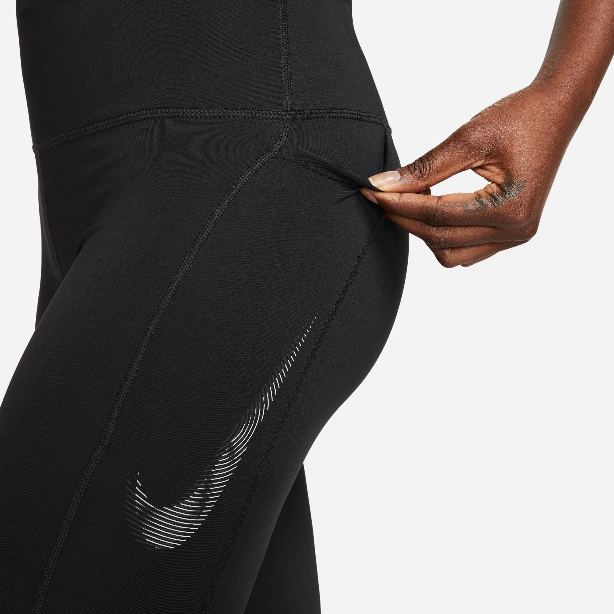 Nike Laufhose / Rechnung BAUR MID-RISE | auf »FAST WOMEN\'S LEGGINGS« SWOOSH bestellen