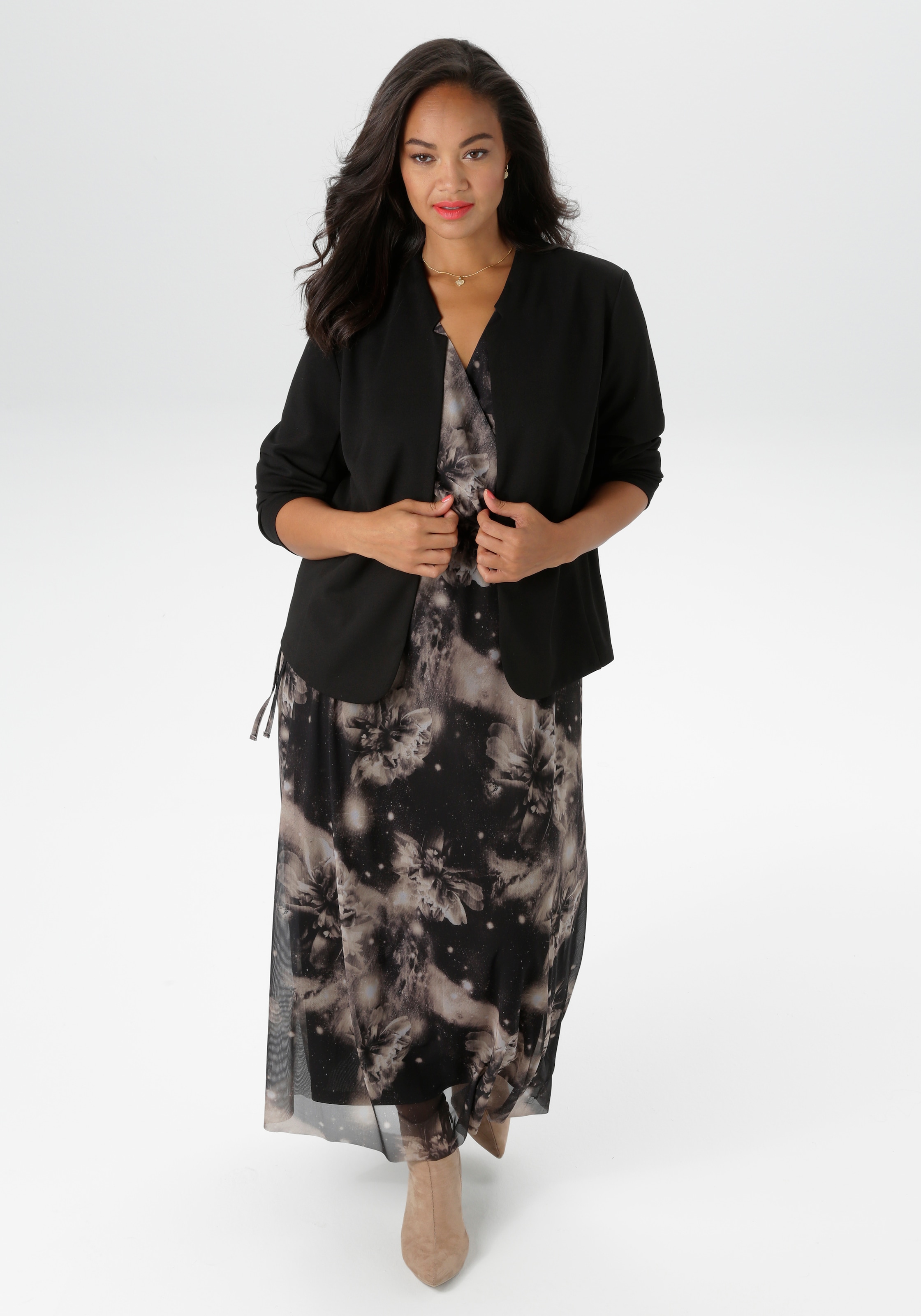 Aniston PLUS Boleroblazer kurzer, verschlußloser Damen-Bolero günstig online kaufen