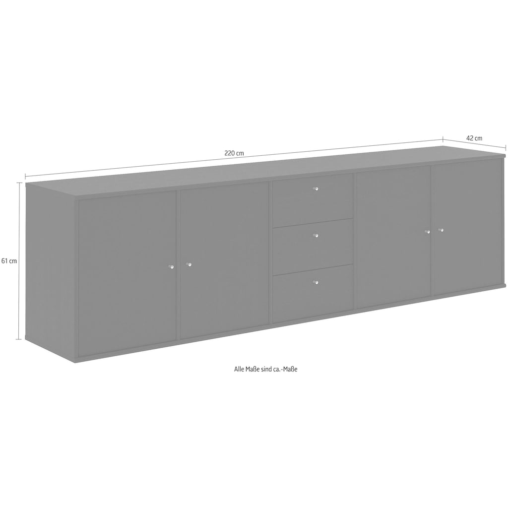 Hammel Furniture Sideboard »Mistral, Hochwertig Schrank, hängend/stehend montierbar«