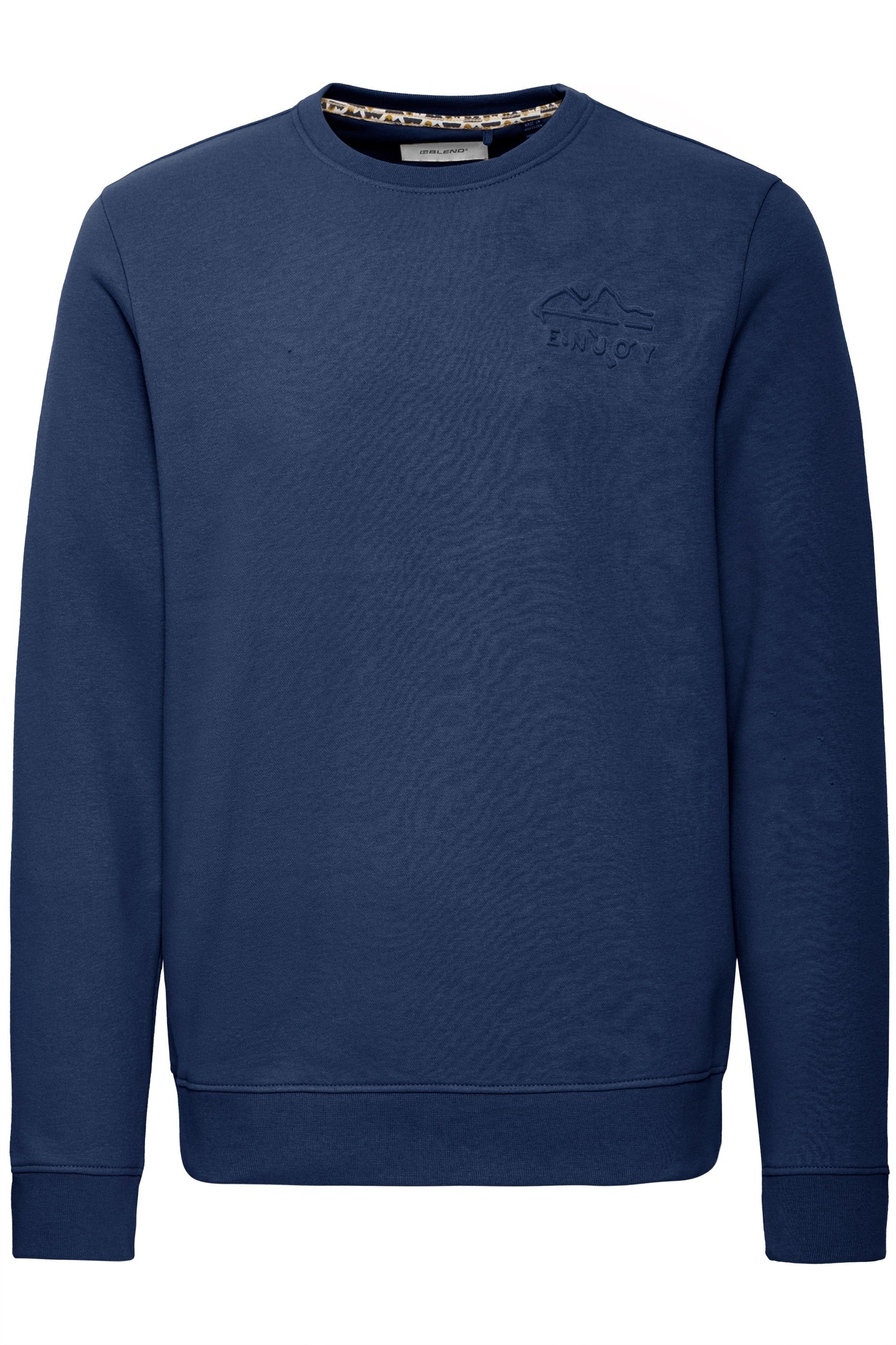 Blend Rundhalspullover "BHSweatshirt" Klassischer Sweatpullover mit Rundhal günstig online kaufen