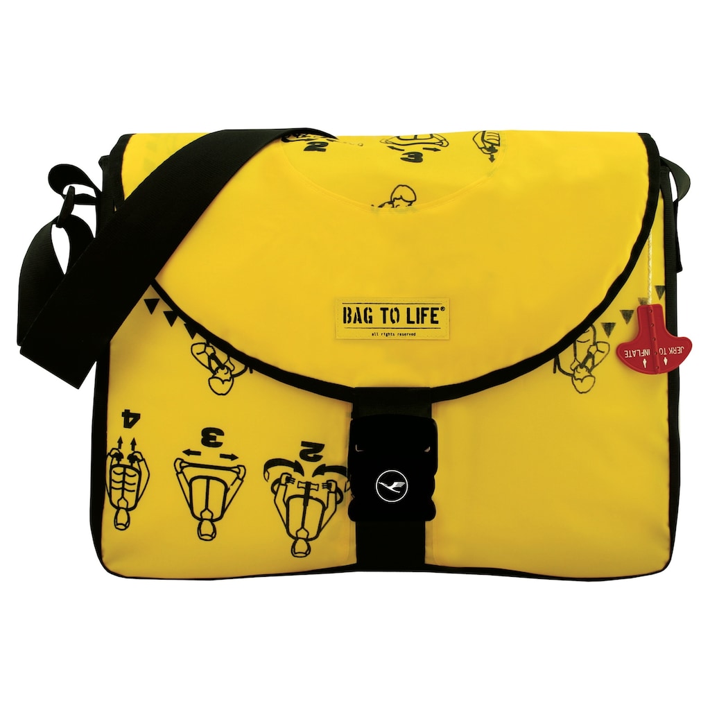Bag to Life Messenger Bag »Runway Messenger Bag« aus recyceltem Material